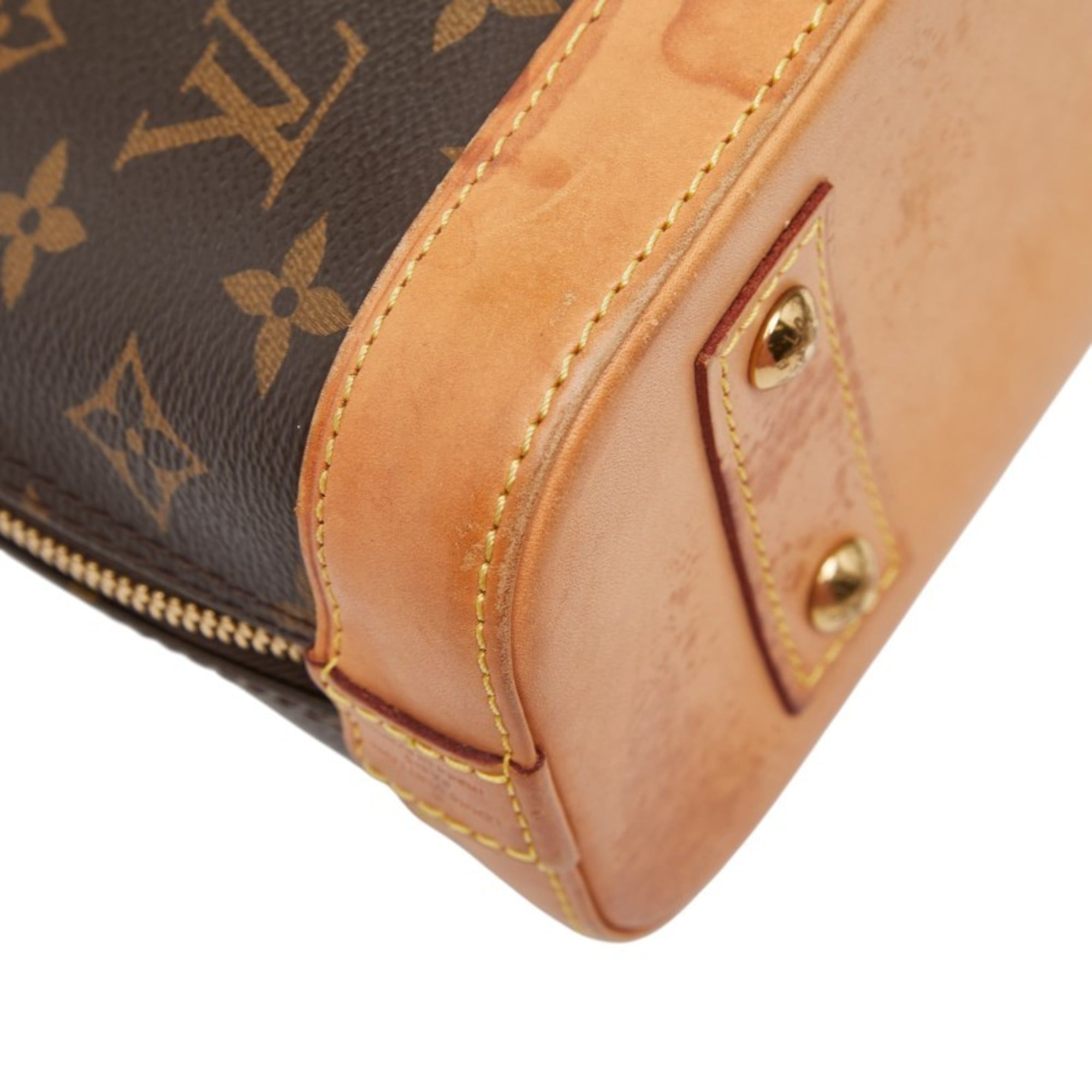 Louis Vuitton Monogram Brown Pvc Leather Handbag Shoulder Bag (Pre-Owned)