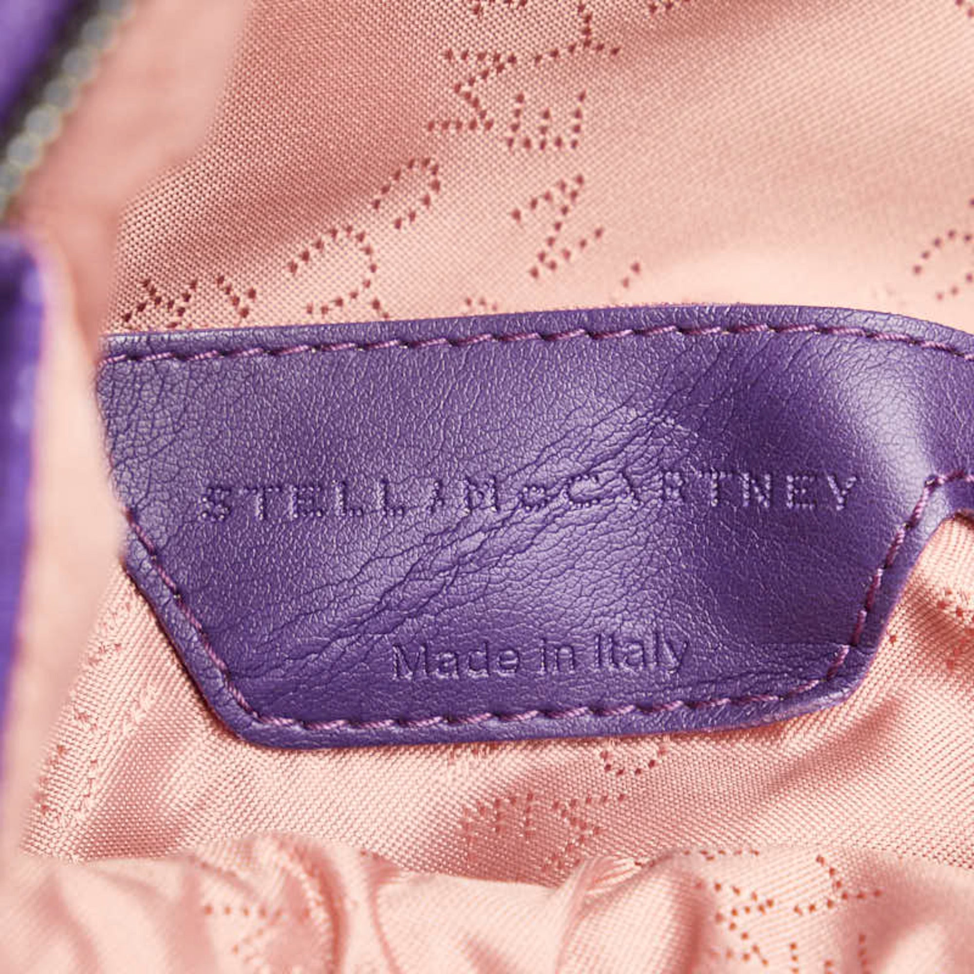 Stella Mccartney Purple Polyester Leather Backpack (Pre-Owned)