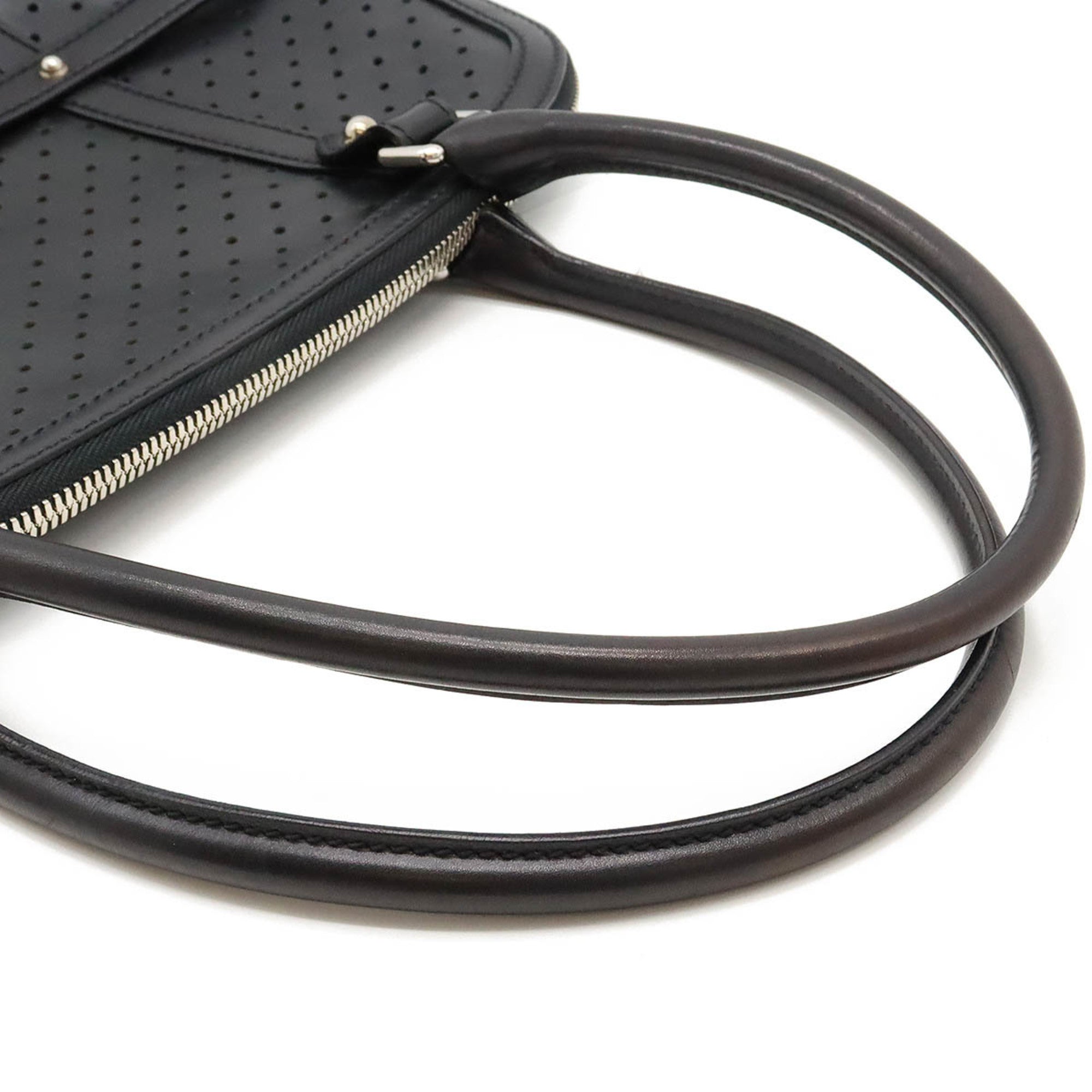 Gucci Black Leather Handbag Shoulder Bag (Pre-Owned)