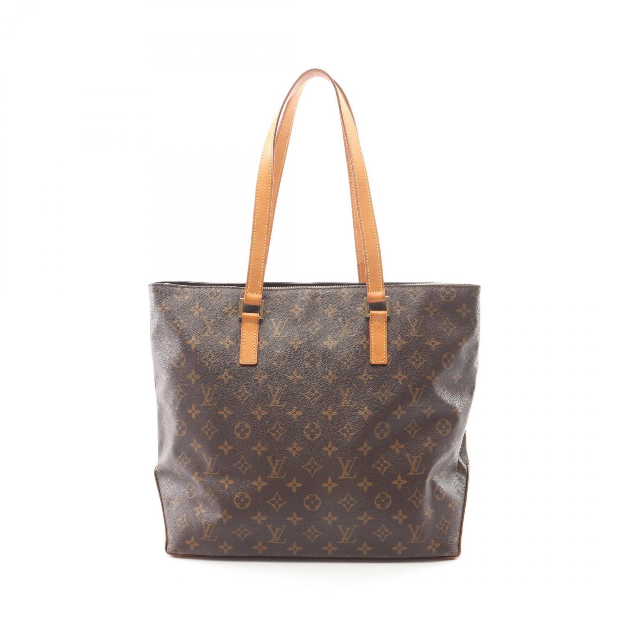 Louis Vuitton Brown Pvc Leather Handbag Tote Bag (Pre-Owned)