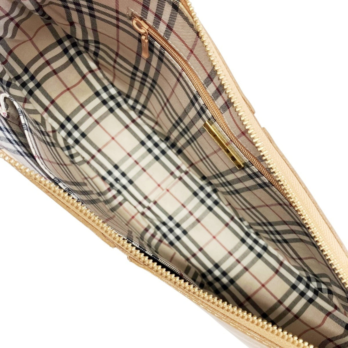 Burberry Beige Leather Shoulder Bag (Pre-Owned)