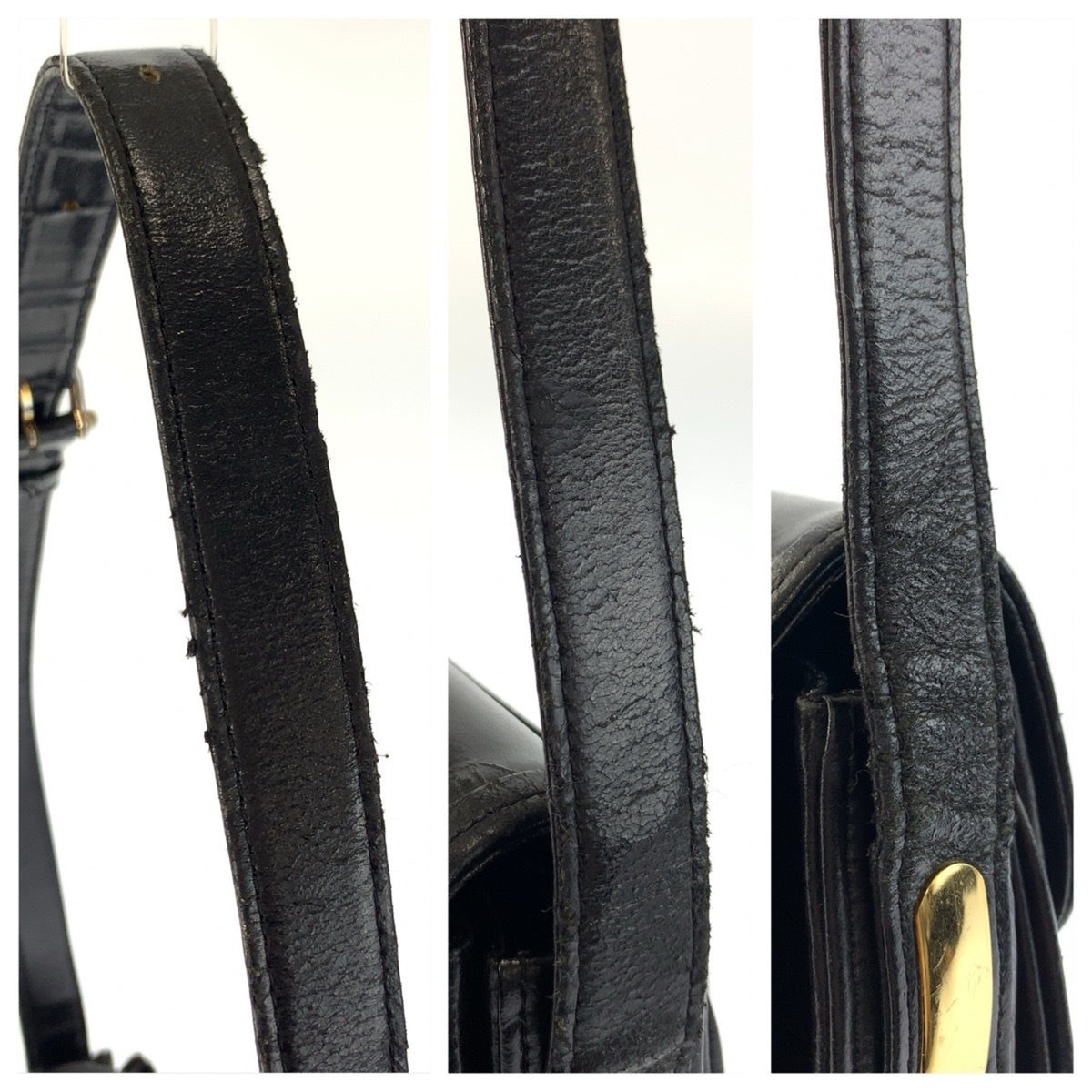 Celine Black Leather Shoulder Bag (Pre-Owned)
