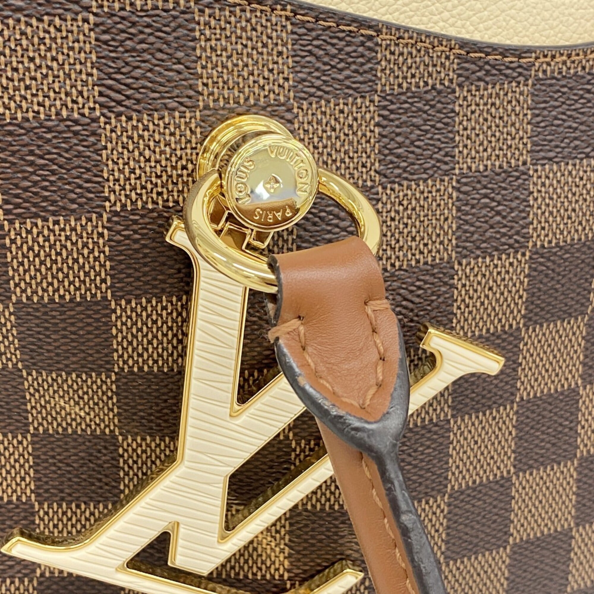 Louis Vuitton Cream Ebene Tote Bag (Pre-Owned)