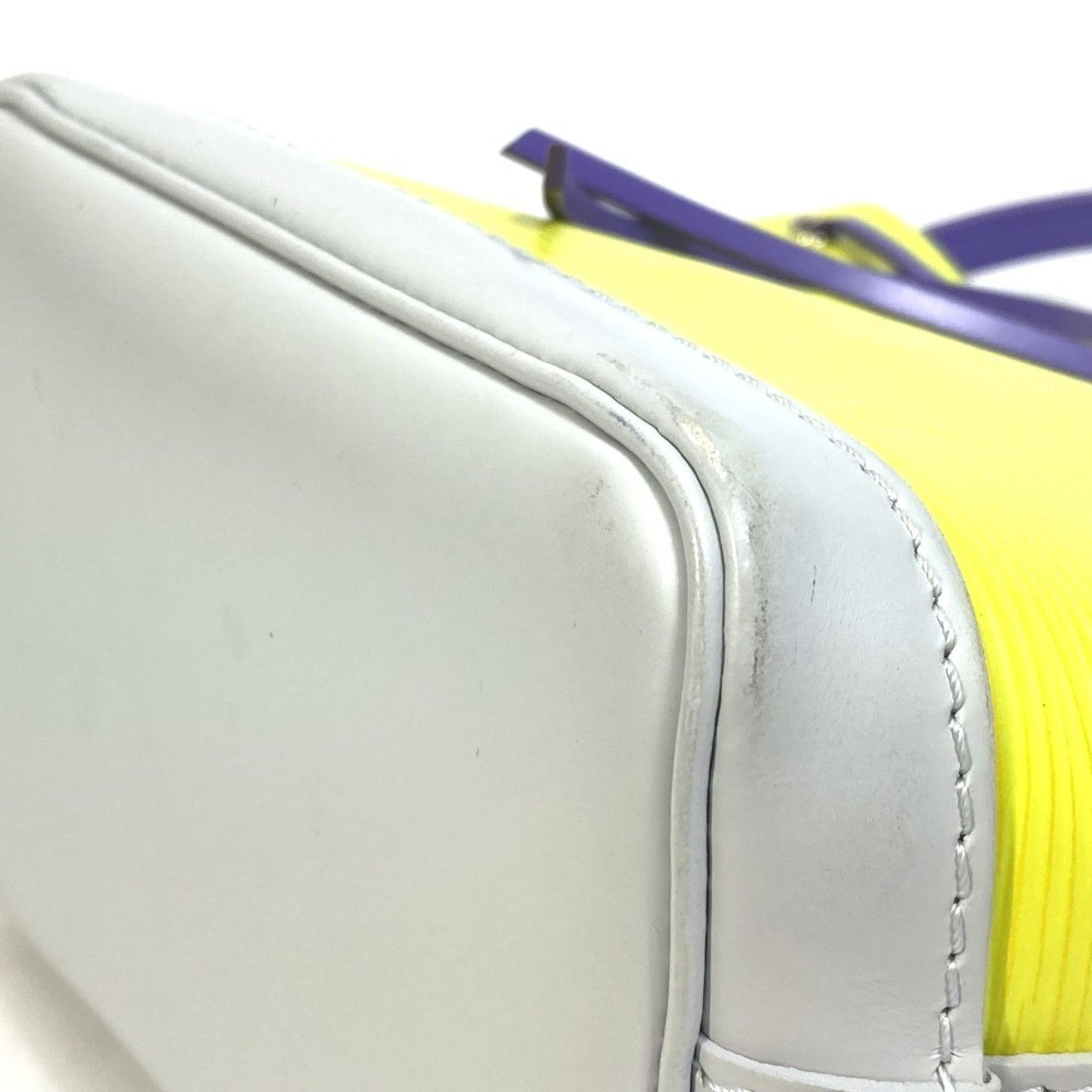 Louis Vuitton Epi Purple White Yellow Epi Leather Pochette Shoulder Bag (Pre-Owned)