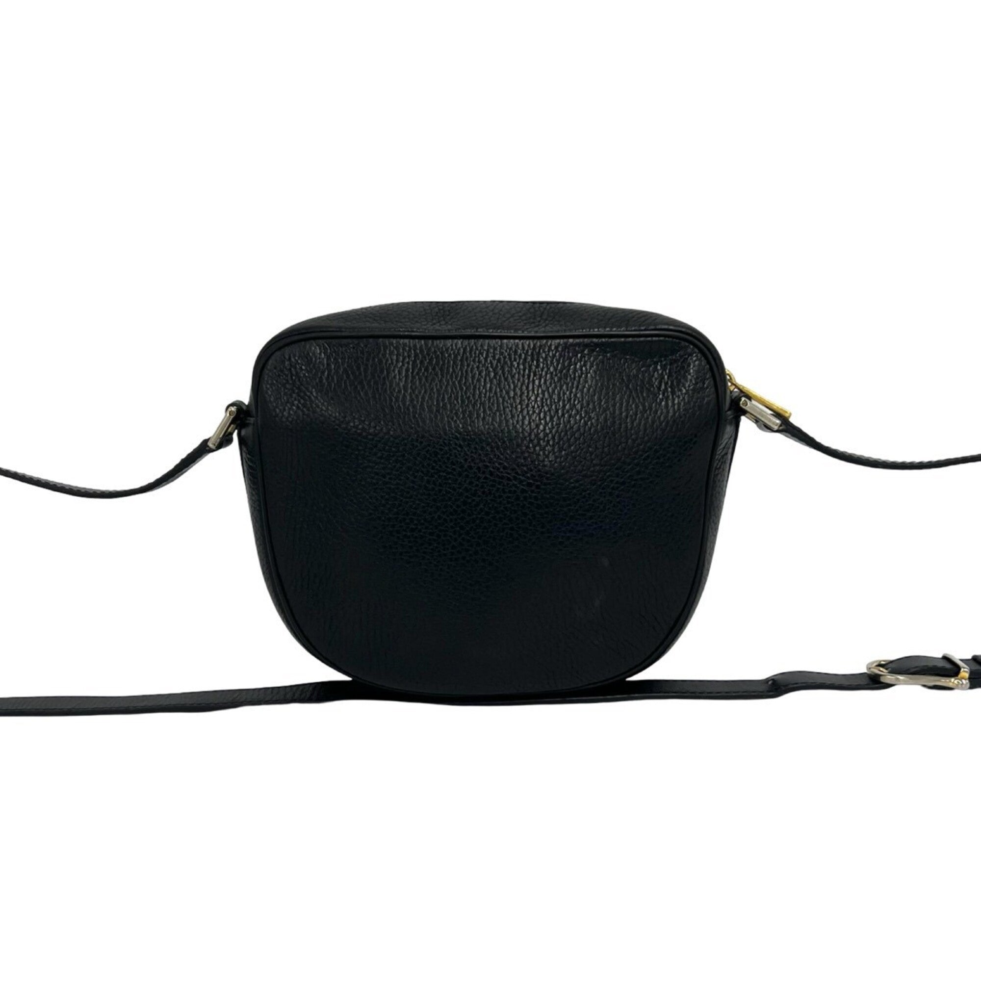 Celine Black Leather Pochette Shoulder Bag (Pre-Owned)
