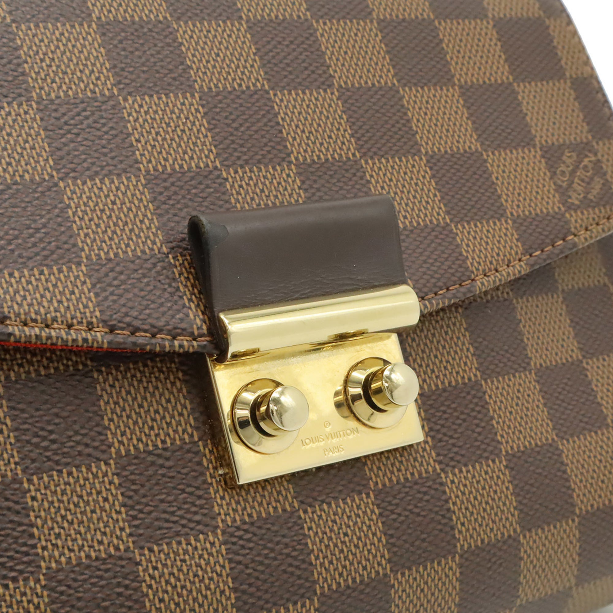 Louis Vuitton Damier Brown Pvc Handbag Shoulder Bag (Pre-Owned)