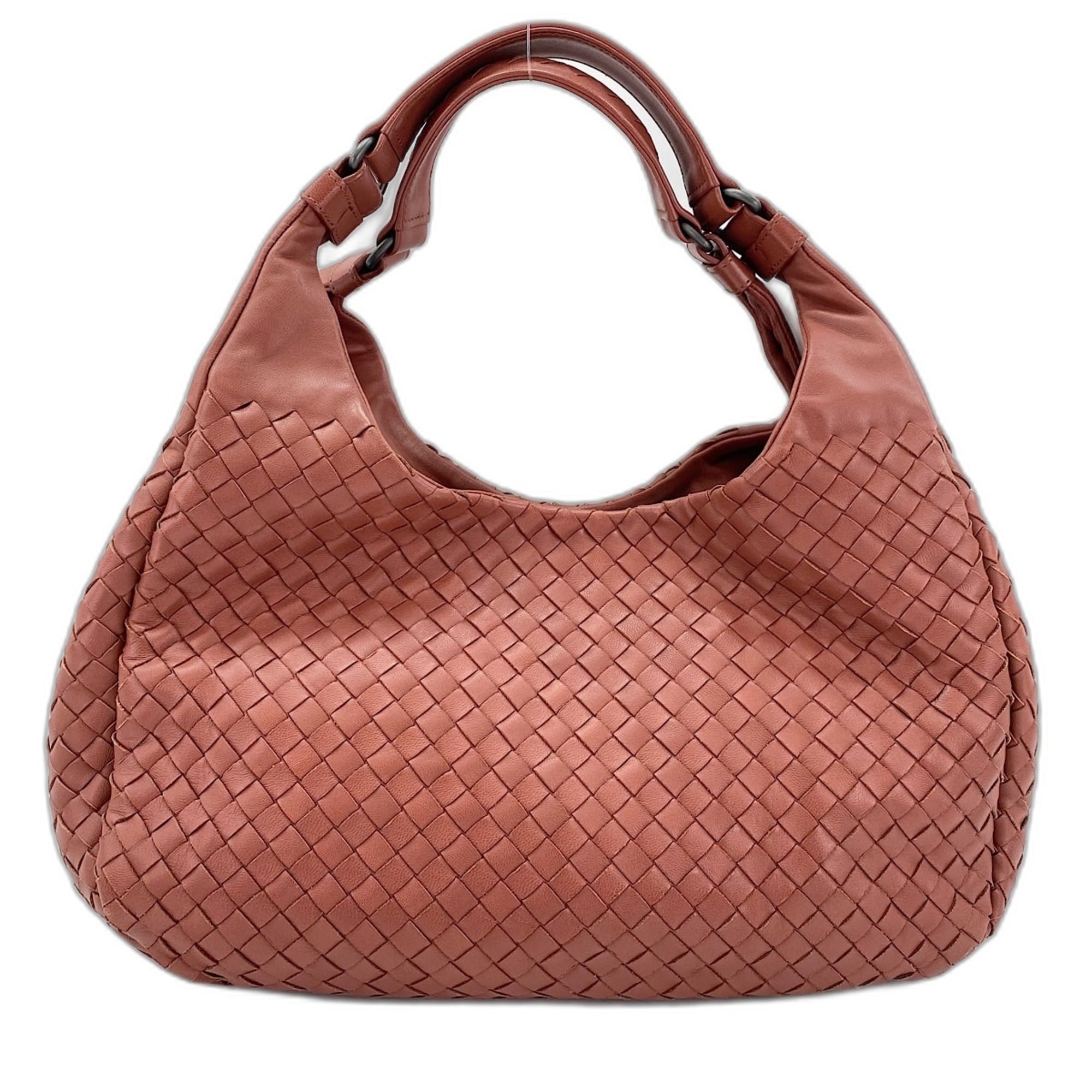 Bottega Veneta Intrecciato Pink Intrecciato Handbag (Pre-Owned)