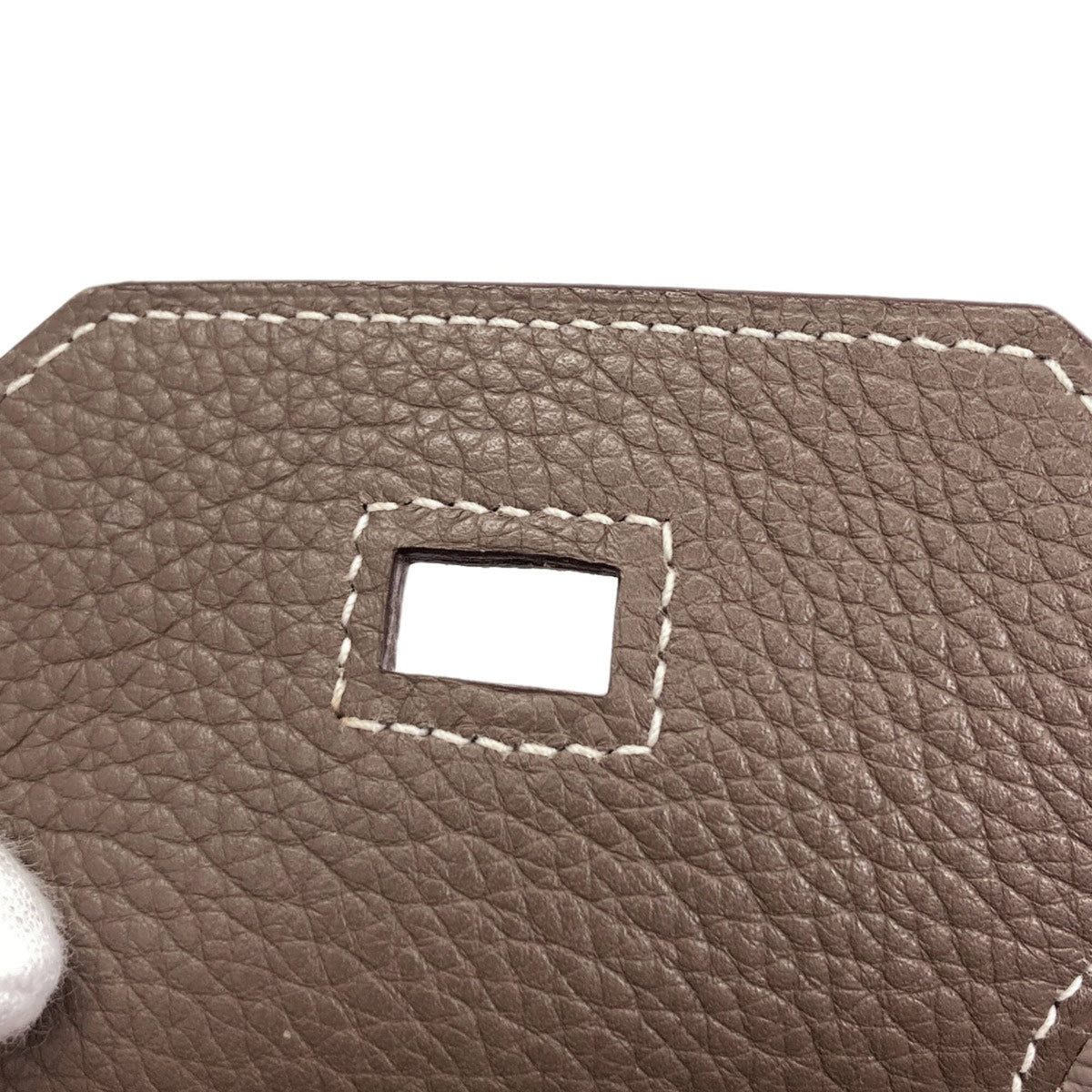 Hermes Birkin Etoupe Gray Togo Leather Handbag (Pre-Owned)