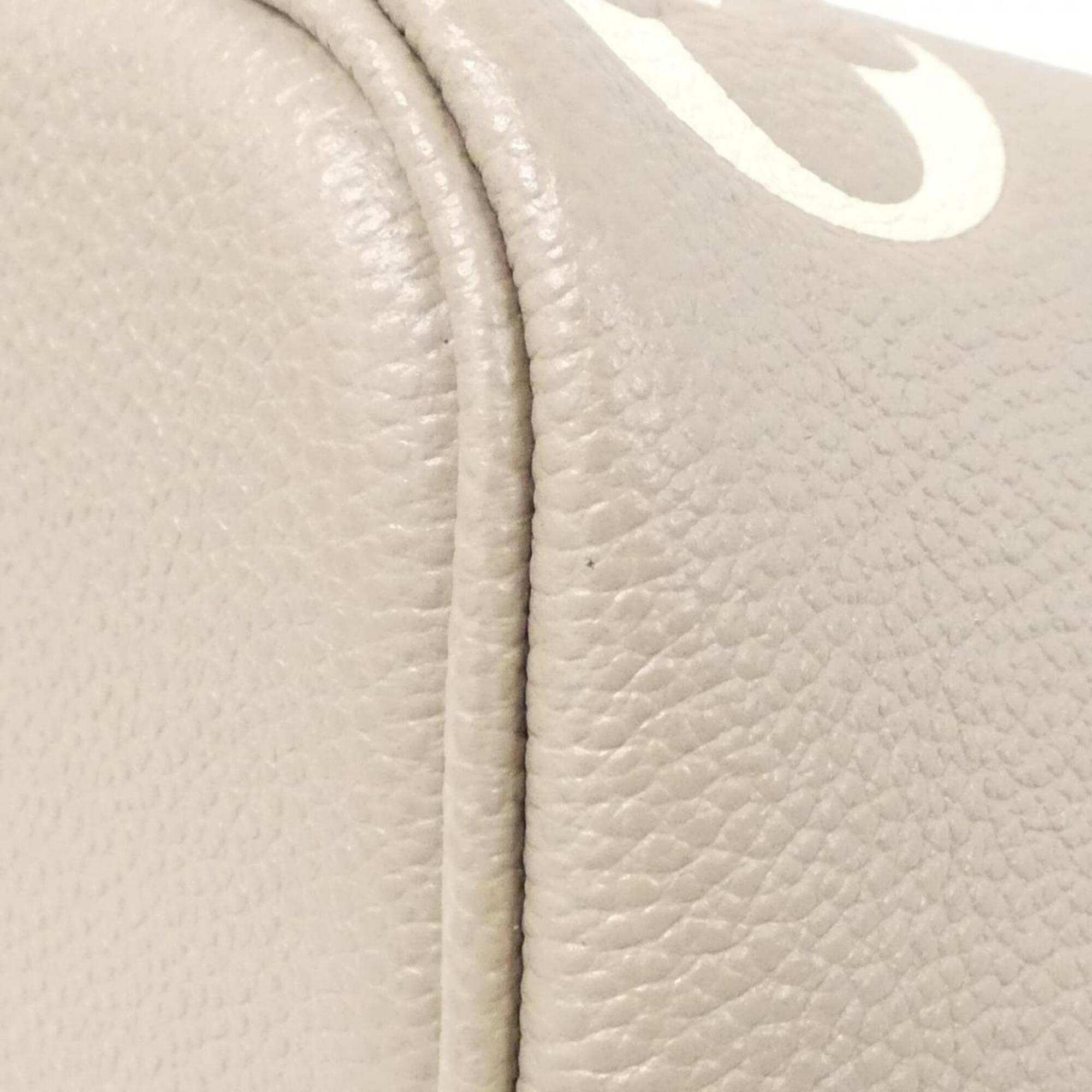 Louis Vuitton Cream Tourterelle Leather Pouch Shoulder Bag (Pre-Owned)