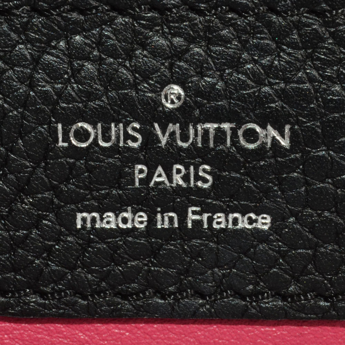 Louis Vuitton Black Noir Leather Handbag (Pre-Owned)
