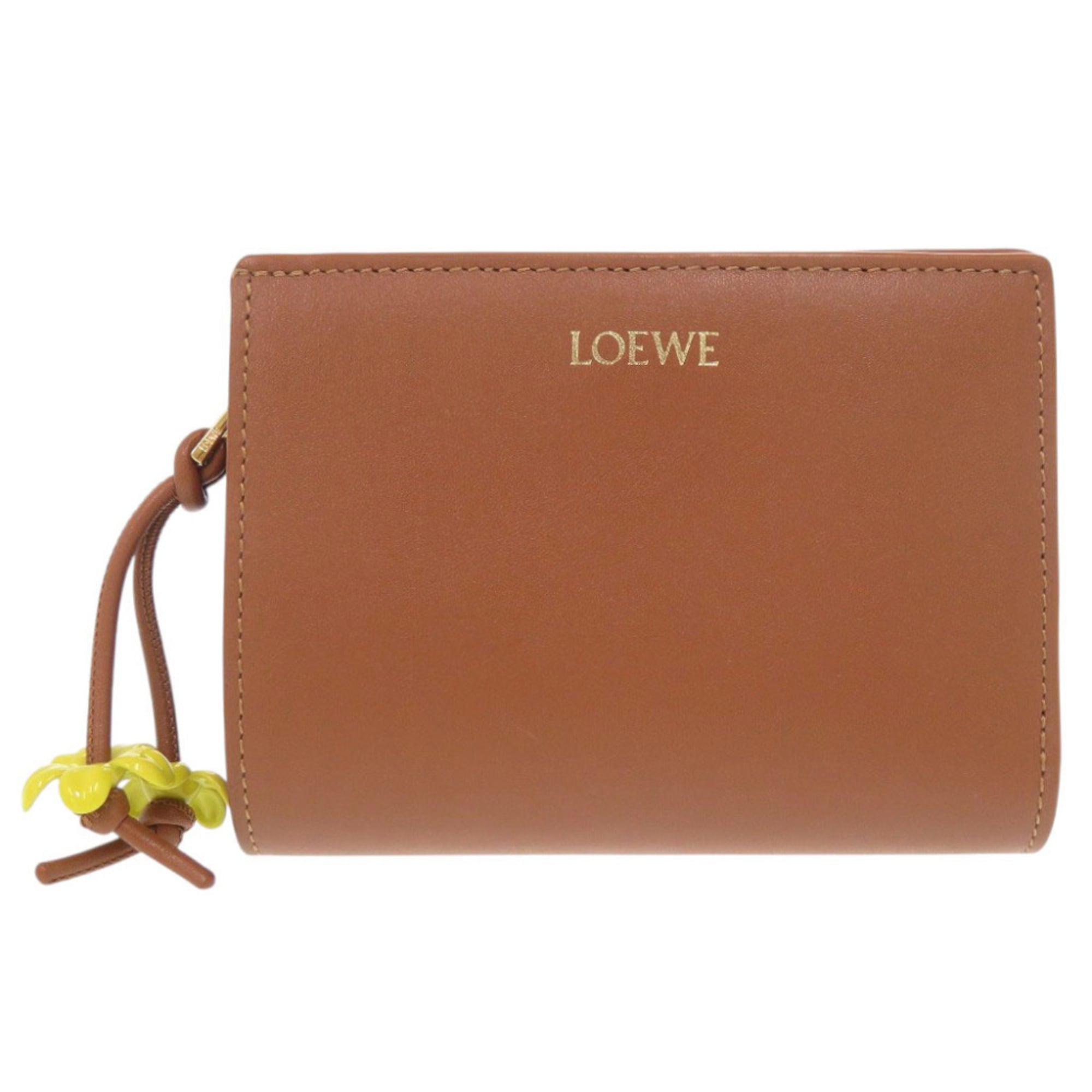 Loewe Brown Leather Wallet (Bi-Fold) (Pre-Owned)