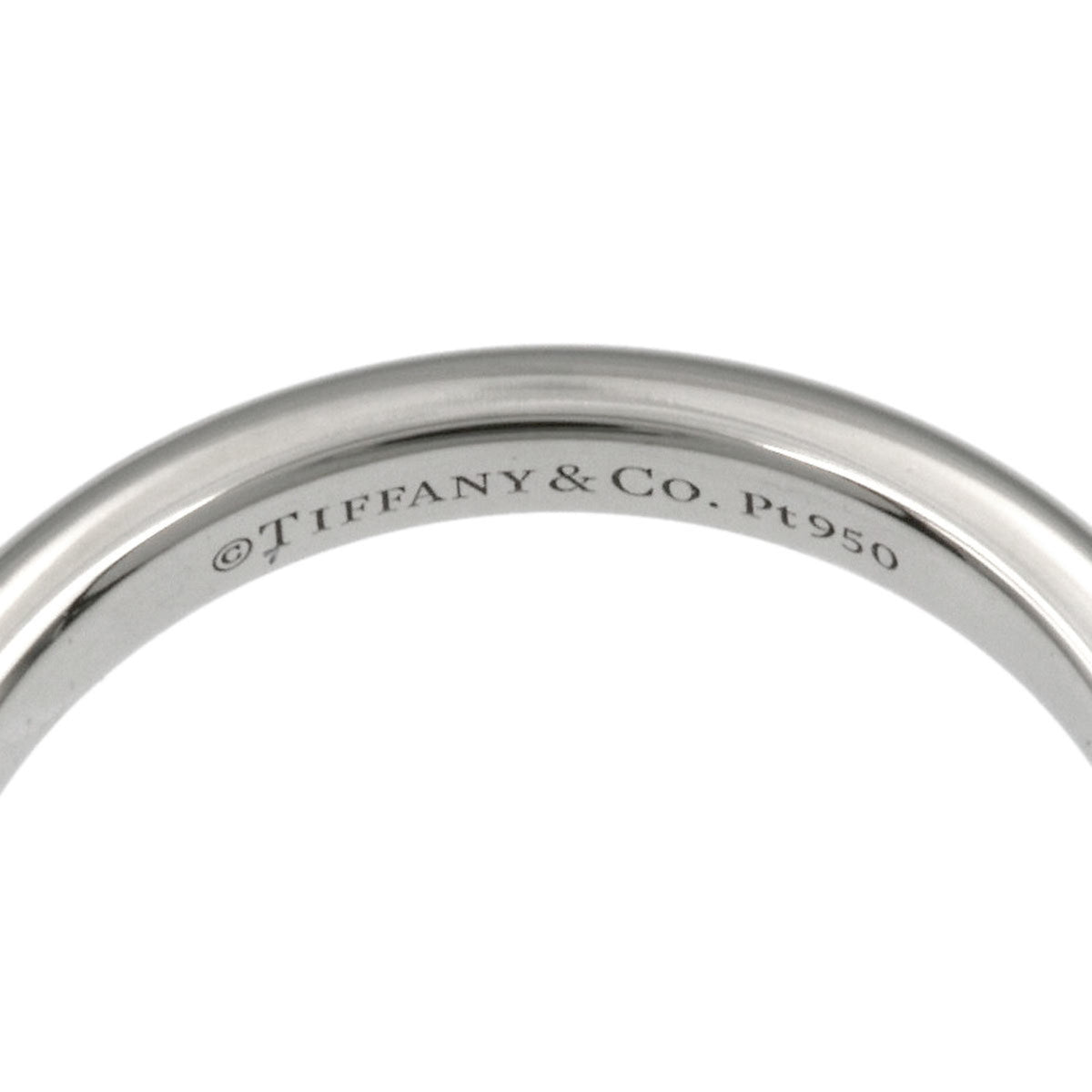 Tiffany Platinum 950 Band Ring (Pre-Owned)