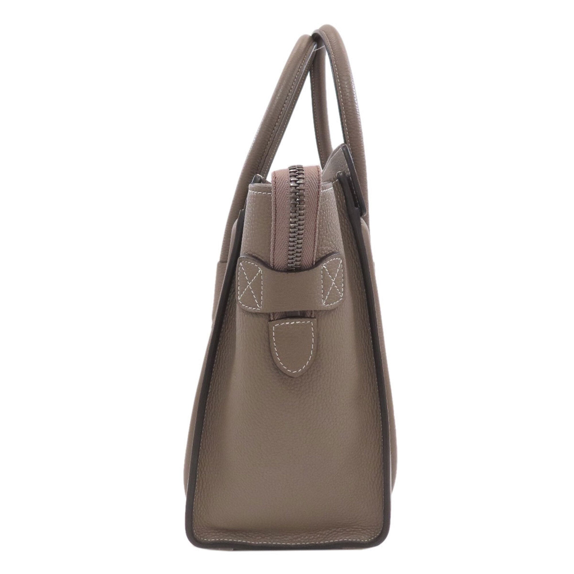 Celine Luggage Beige Leather Handbag (Pre-Owned)