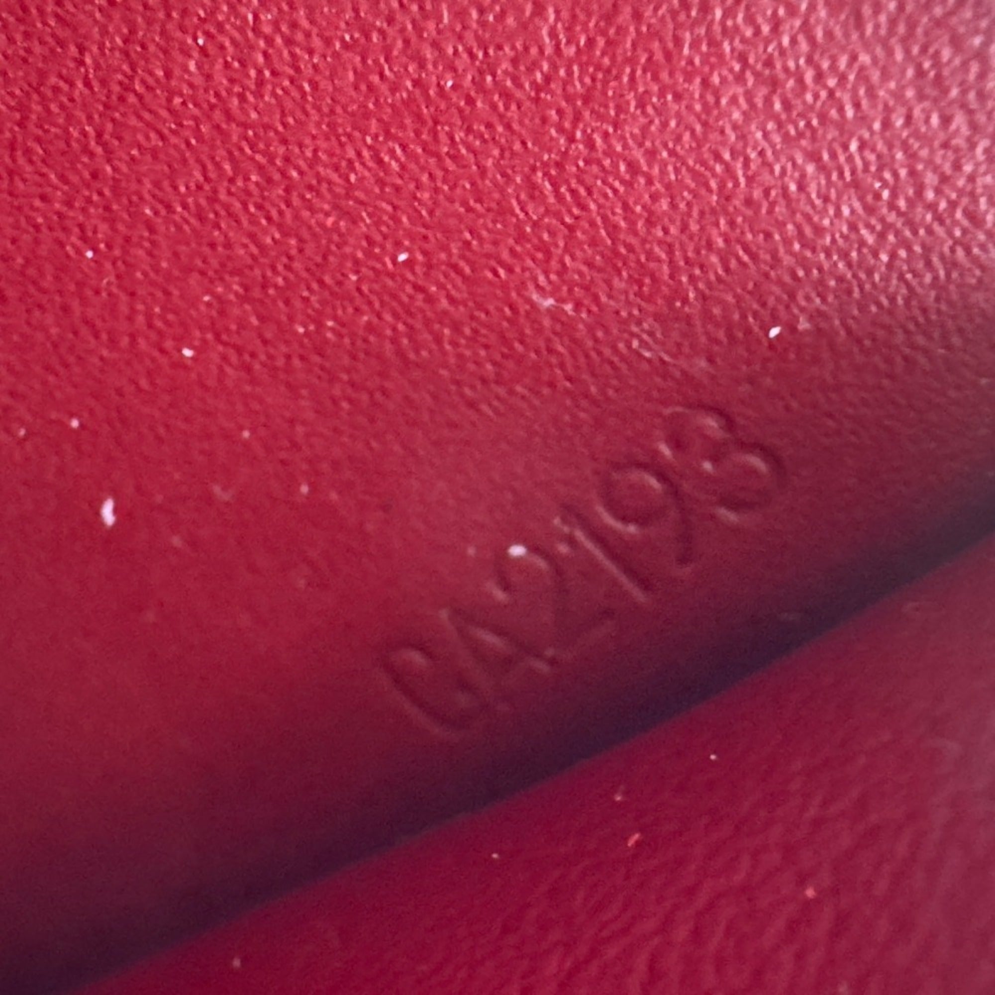 Louis Vuitton Vernis Red Color Vernis Long Wallet (Bi-Fold) (Pre-Owned)