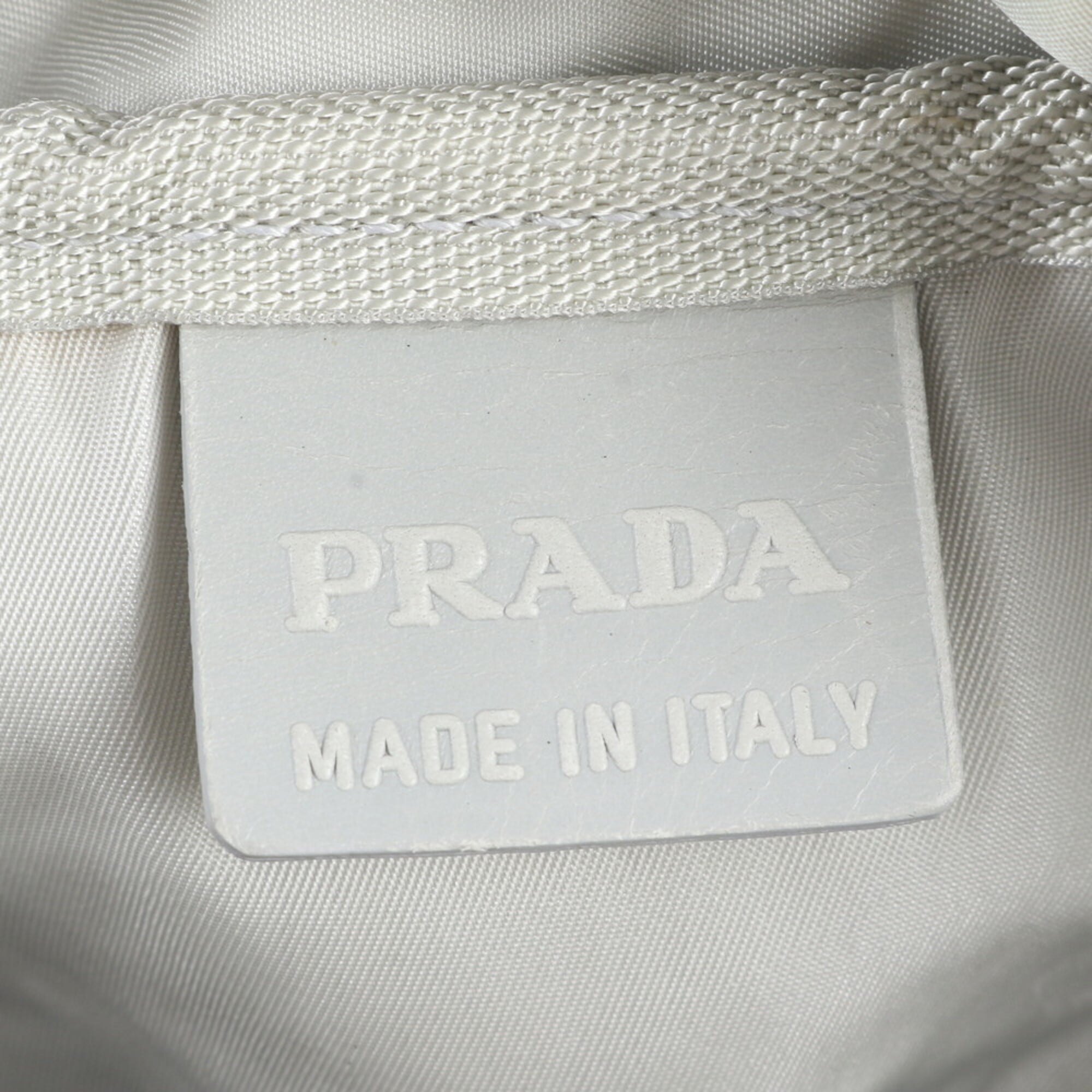 Pradasports Gray Navy Leather Nylon Messenger Bag Shoulder Bag (Pre-Owned)