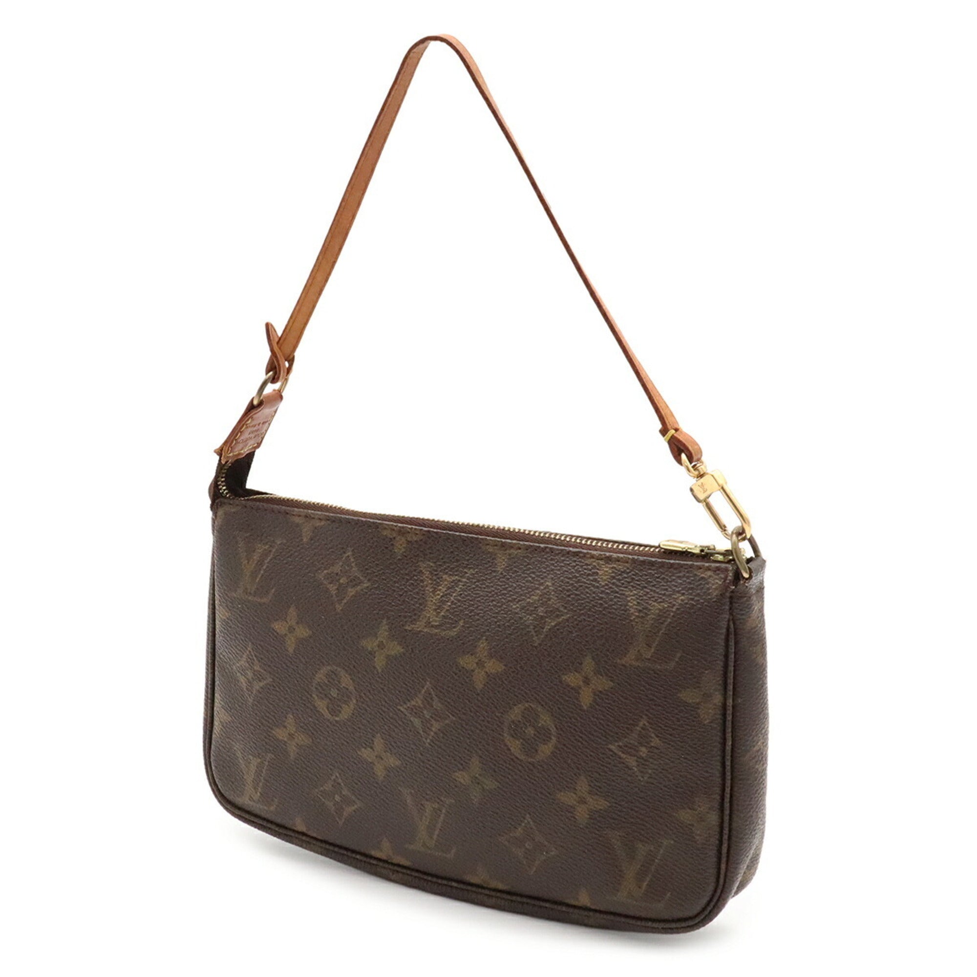 Louis Vuitton Monogram Brown Monogram Handbag Pochette (Pre-Owned)