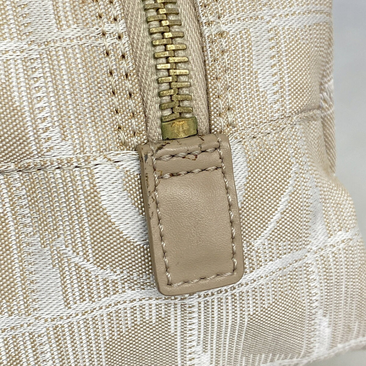 Chanel Beige Nylon Handbag (Pre-Owned)