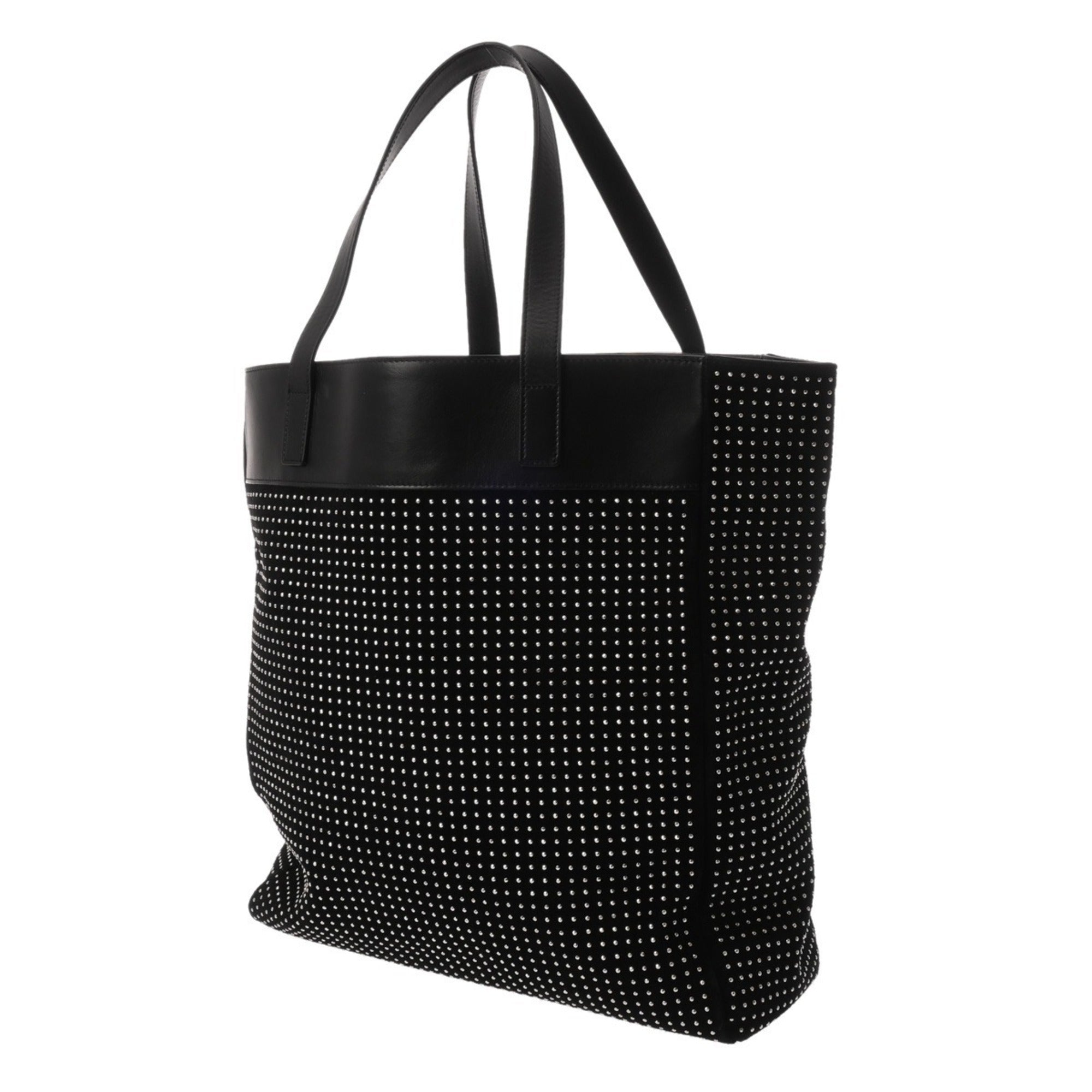 Saint Laurent Black Leather Tote Bag (Pre-Owned)