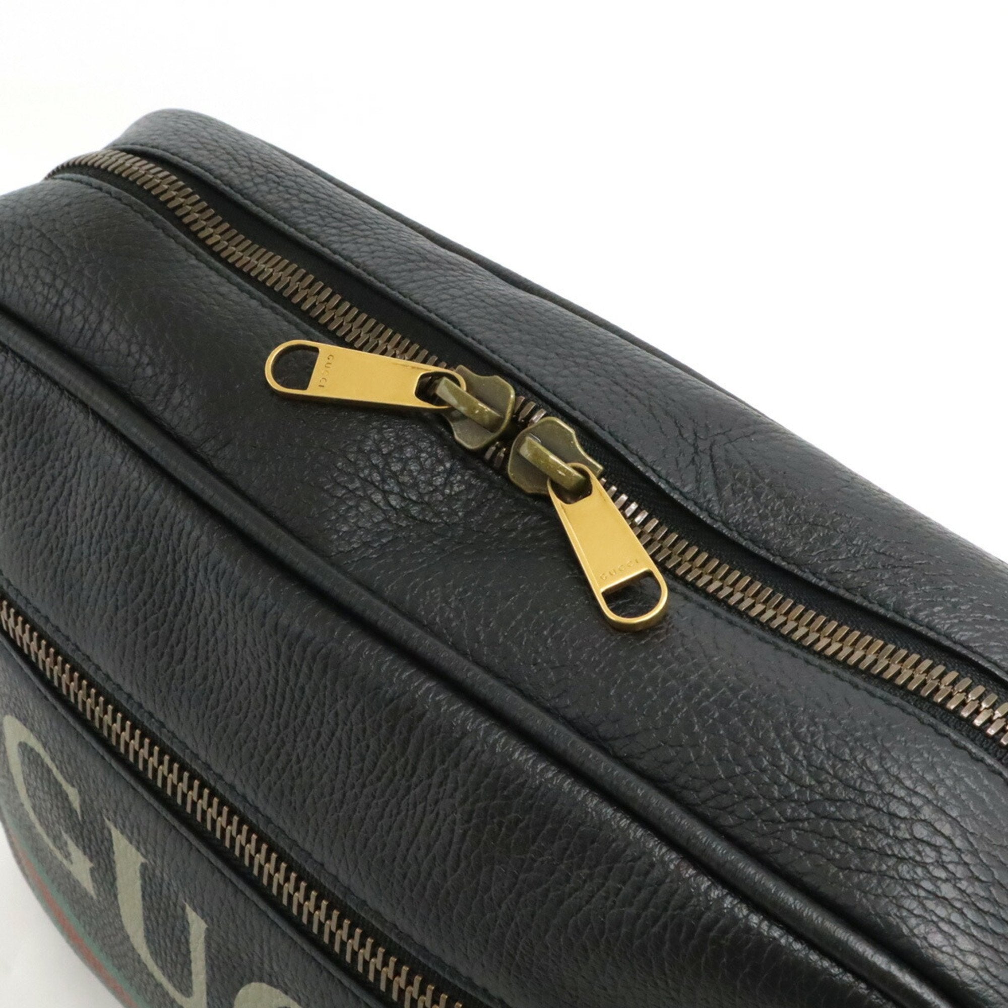 Gucci Black Leather Shoulder Bag (Pre-Owned)