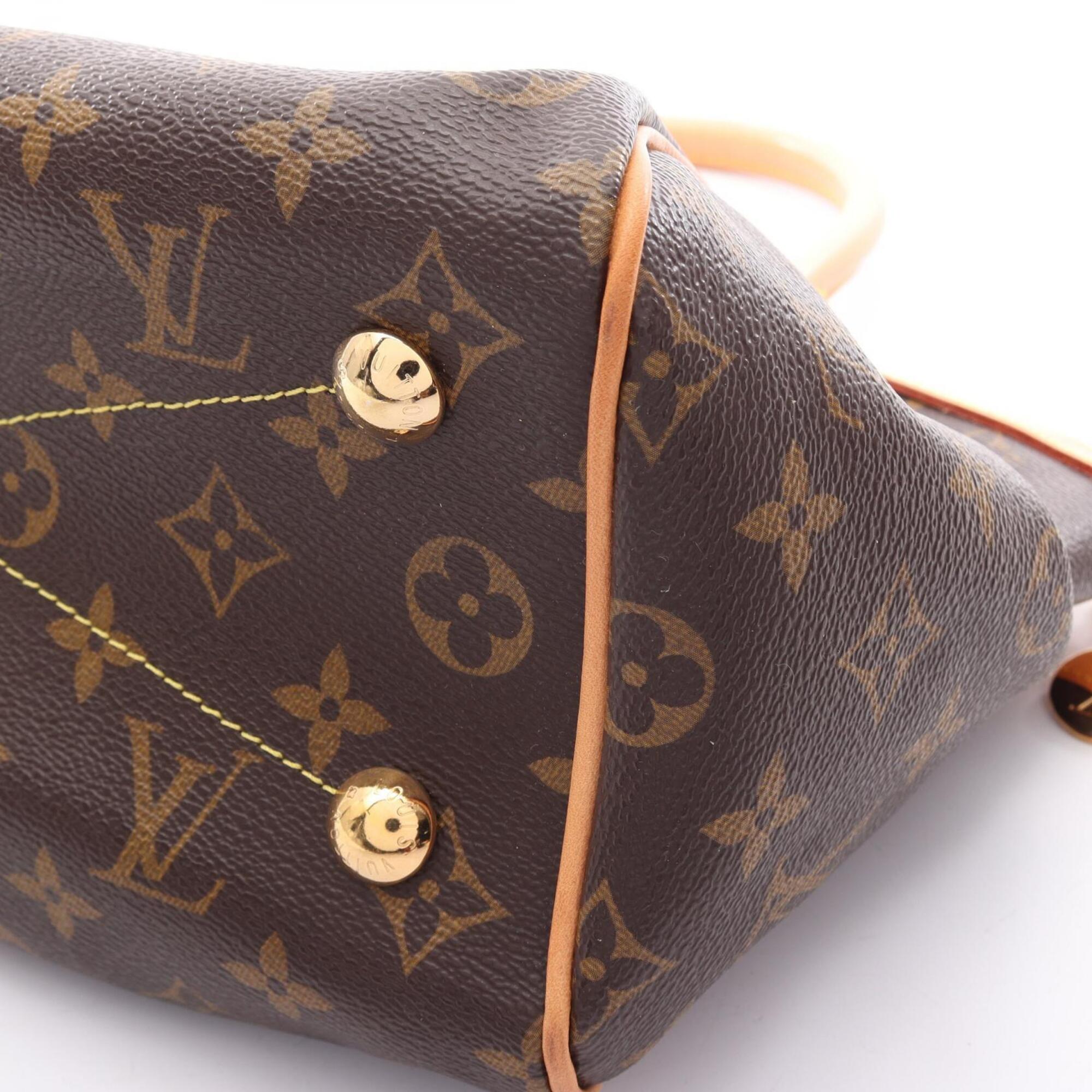 Louis Vuitton Brown Pvc Leather Handbag (Pre-Owned)