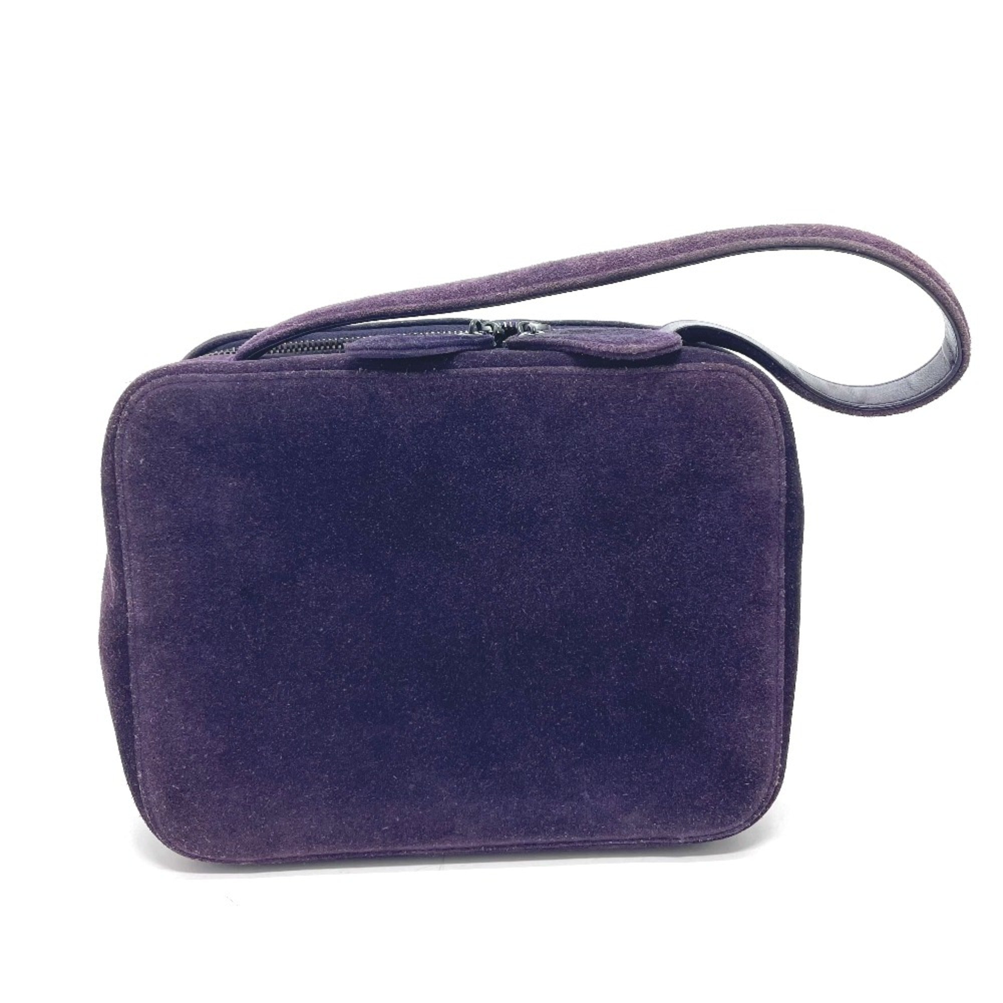 Chanel Purple Leather Handbag (Pre-Owned)