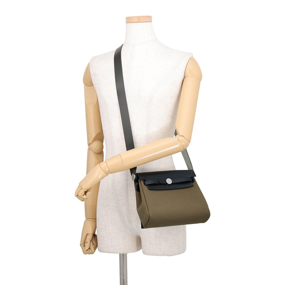 Hermes Kara Khaki Olive Vert Handbag Shoulder Bag
