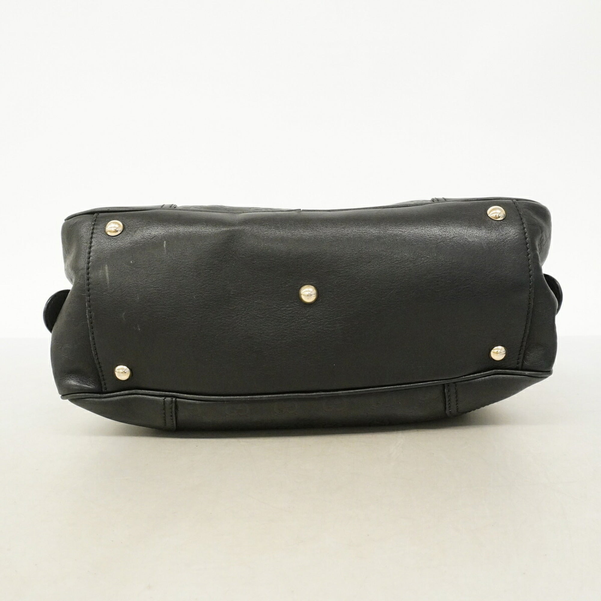 Gucci Black Leather Shoulder Bag (Pre-Owned)
