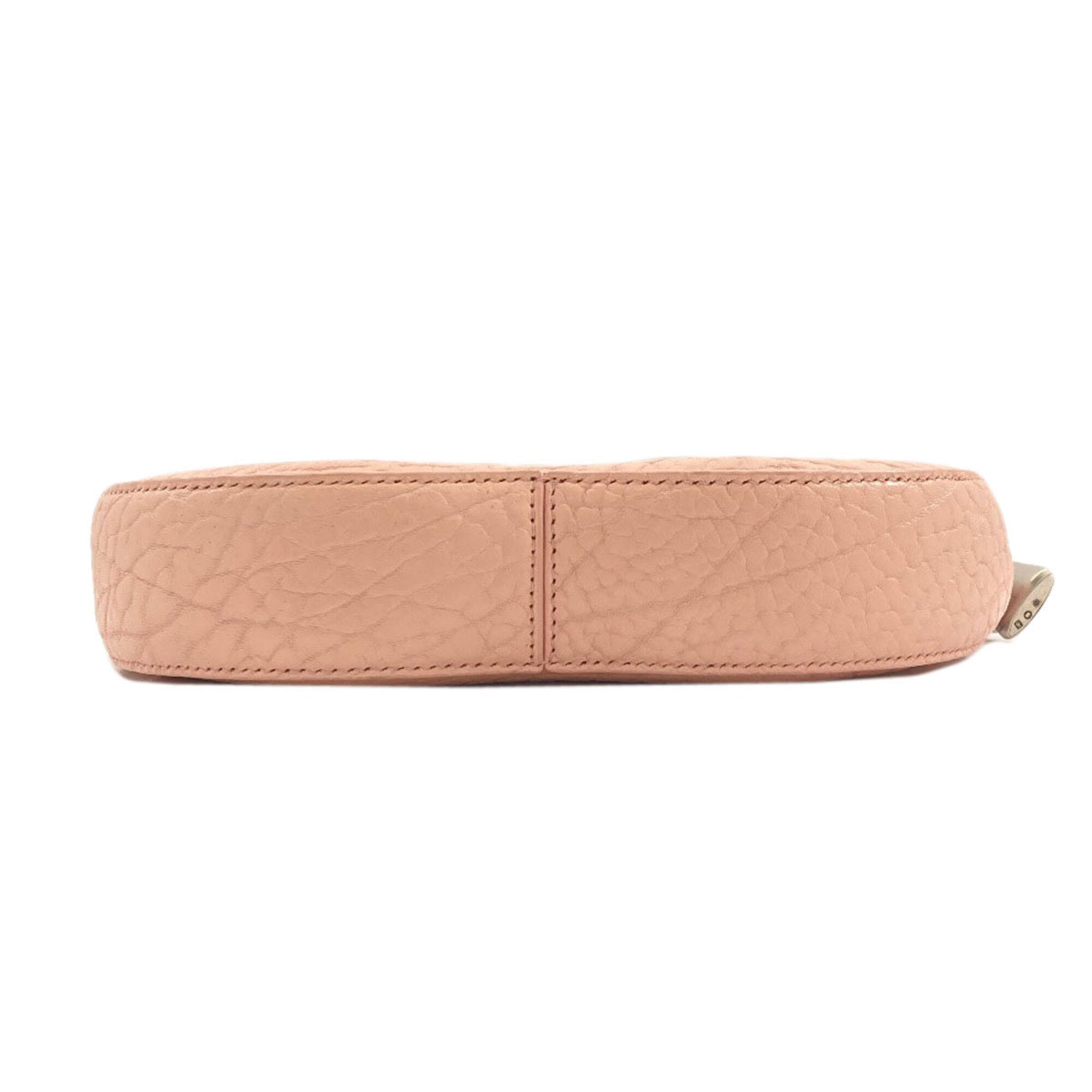 Burberry Pink Leather Shoulder Bag (Pre-Owned)