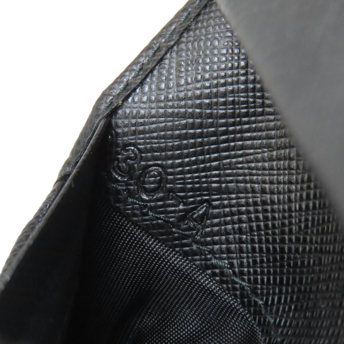 Prada Saffiano Black Leather Wallet (Bi-Fold) (Pre-Owned)