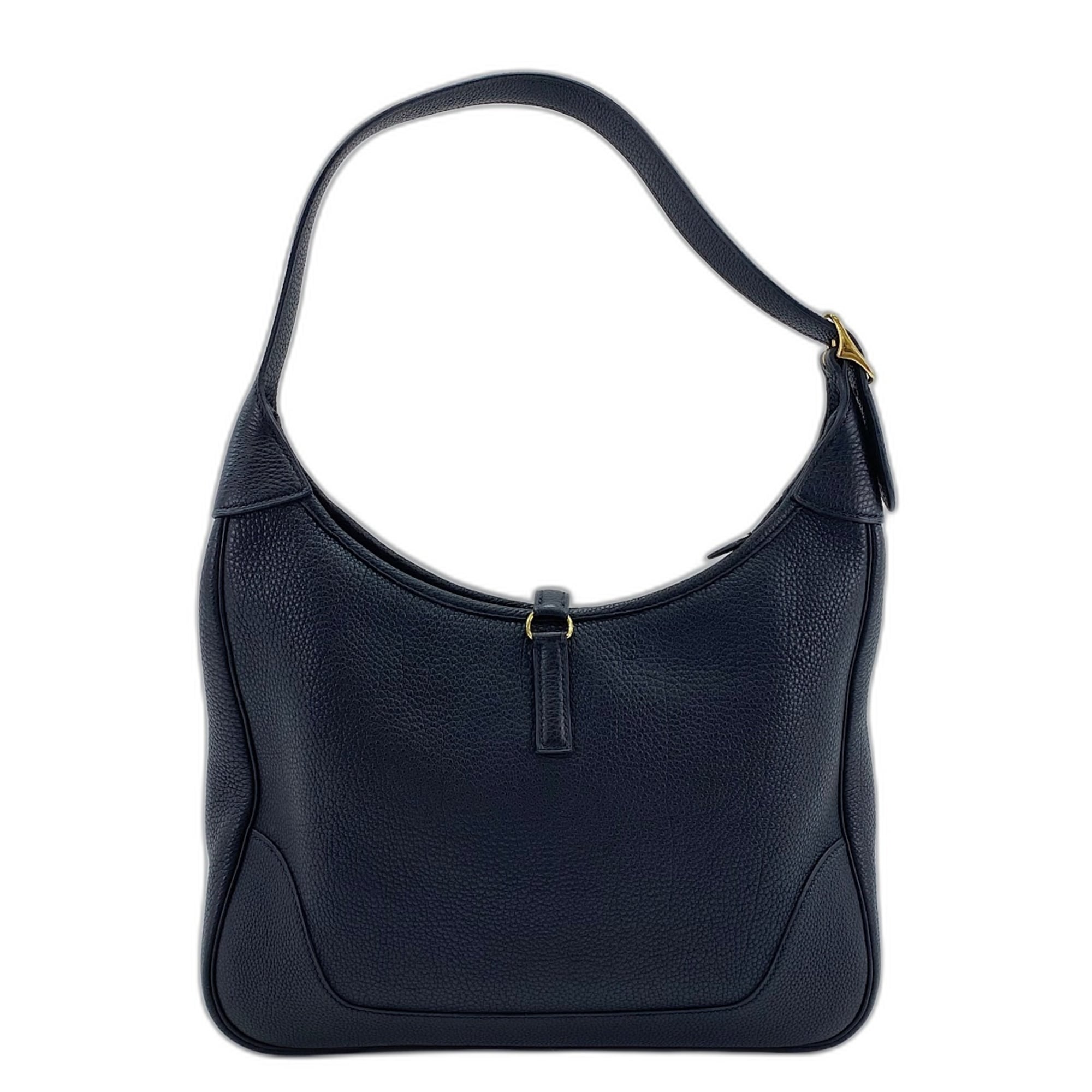 Hermes Trim Black Shoulder Bag (Pre-Owned)