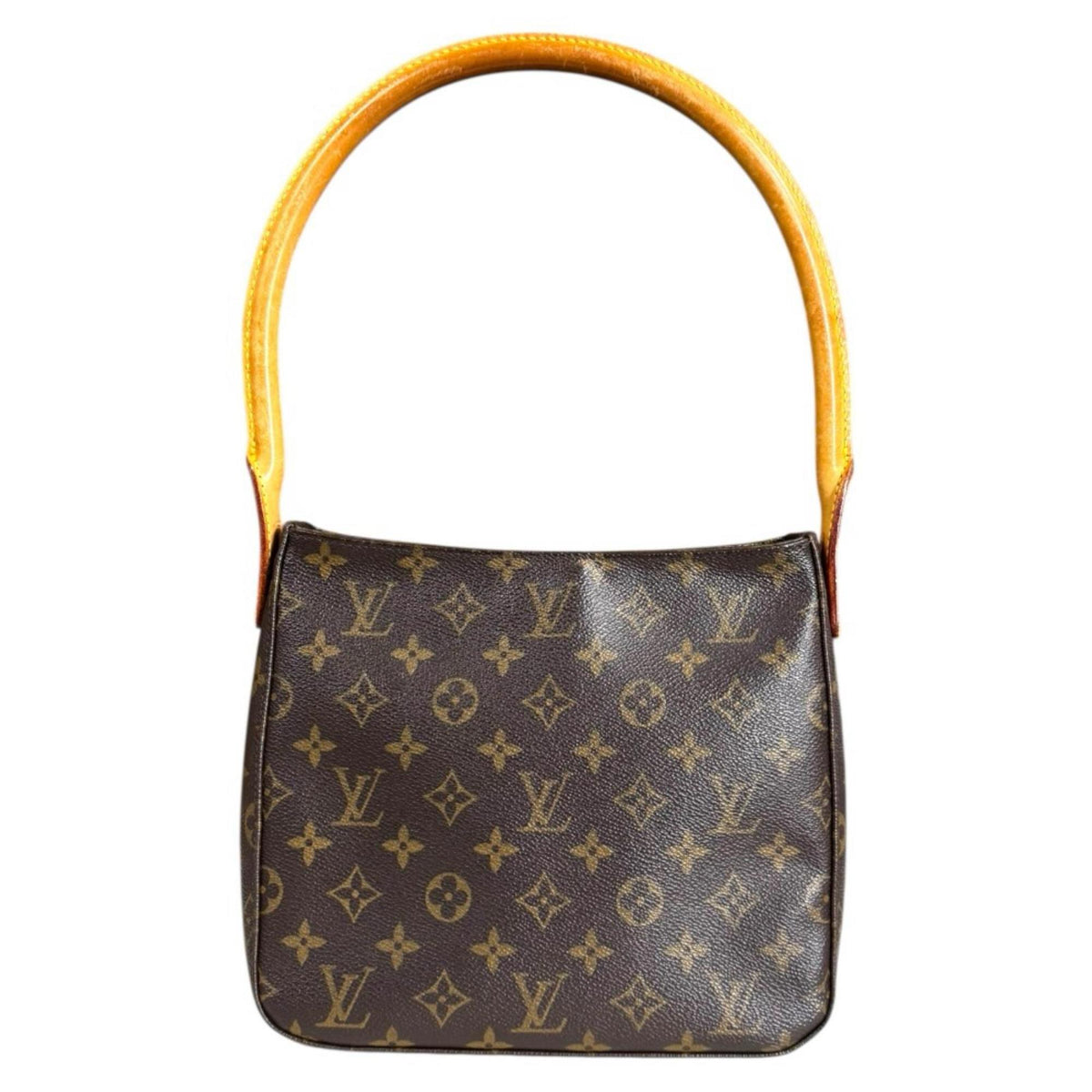 Louis Vuitton Brown Monogram Canvas Shoulder Bag (Pre-Owned)