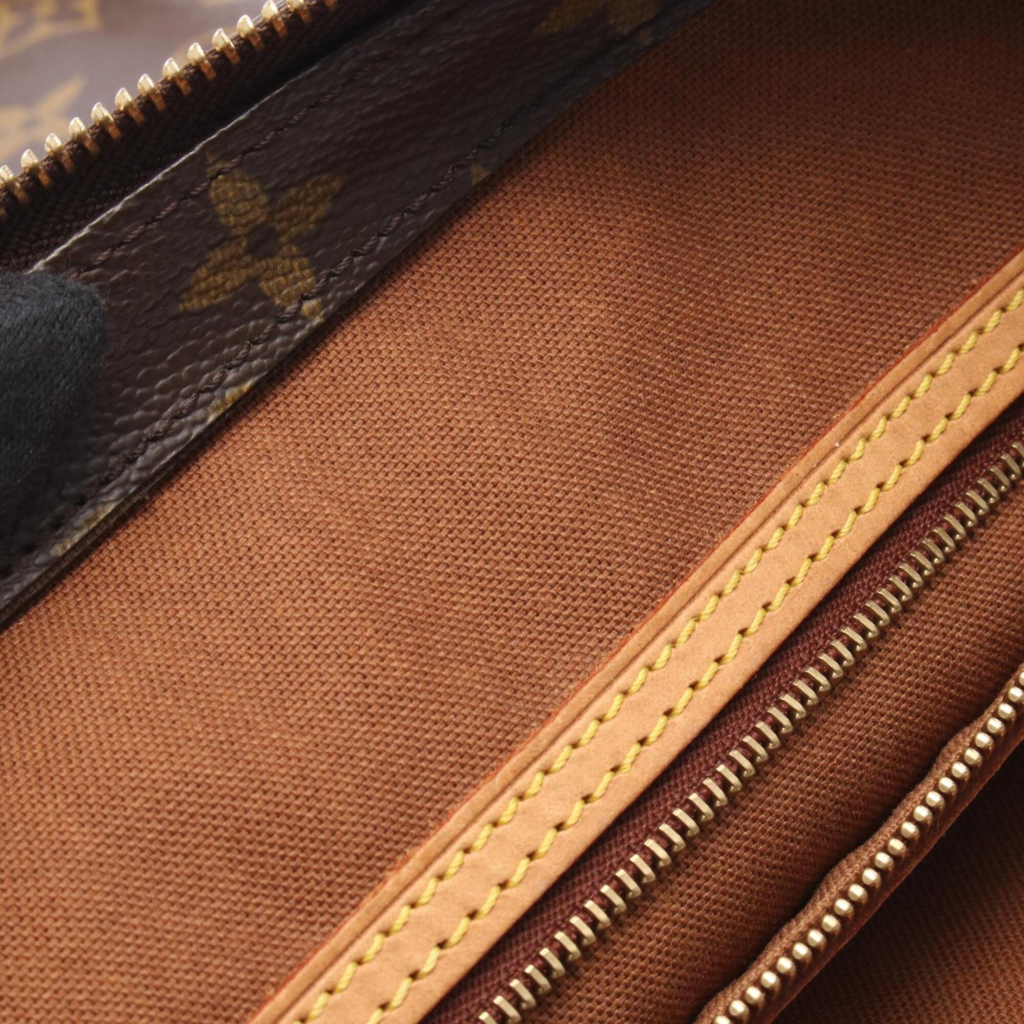 Louis Vuitton Brown Monogram Monogram Leather Handbag Tote Bag (Pre-Owned)