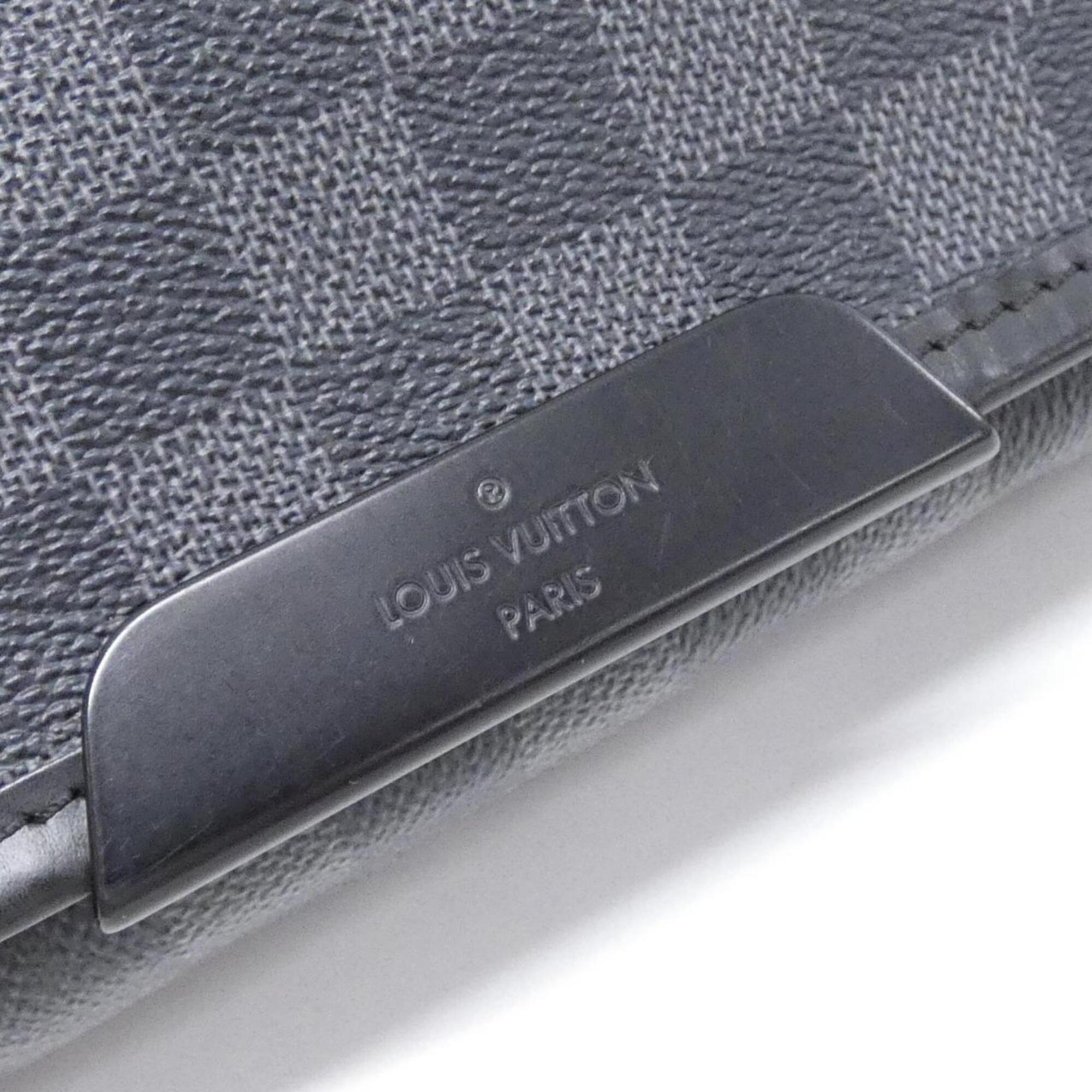Louis Vuitton Graphite Coated Canvas Shoulder Bag (Pre-Owned)