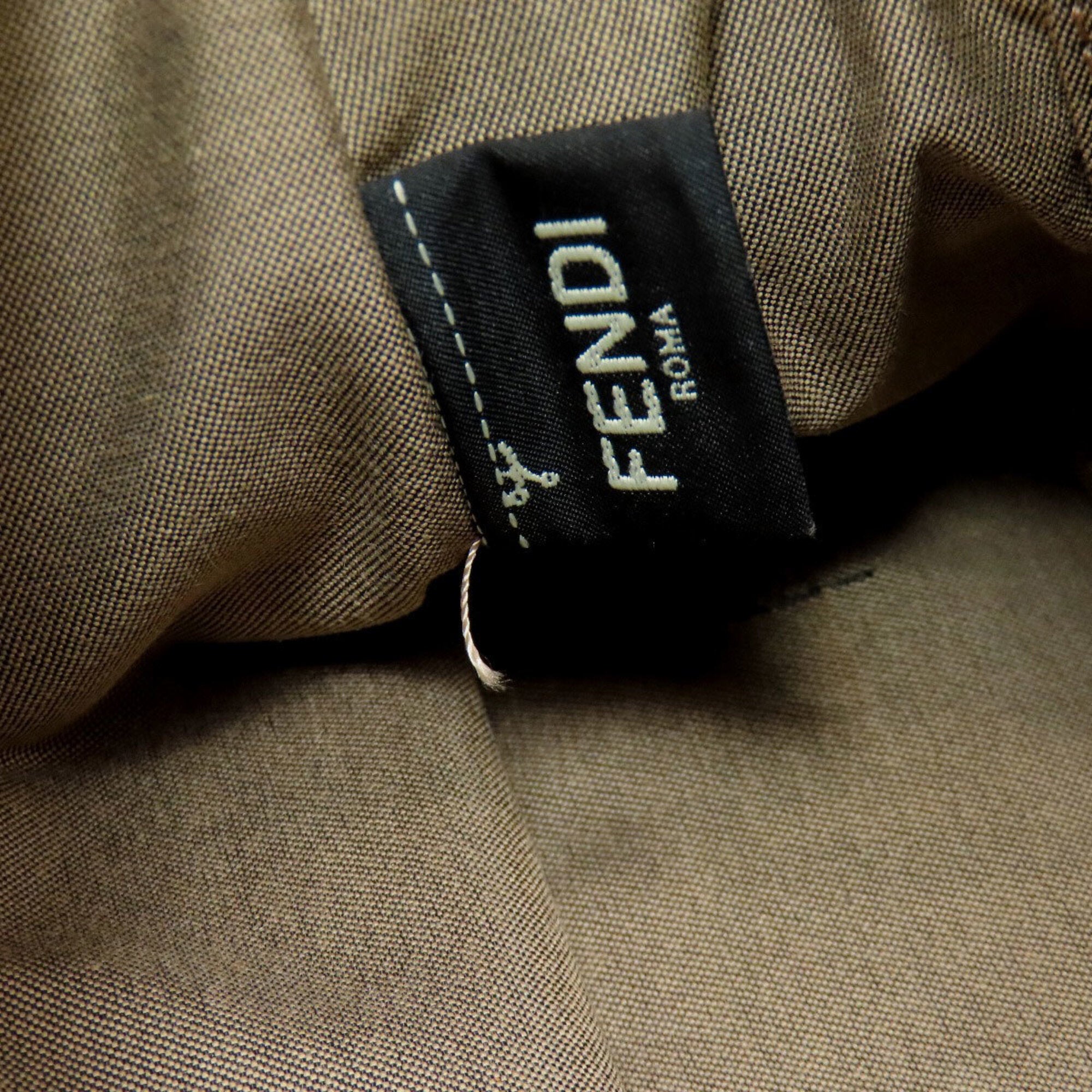 Fendi Grayish Leather Handbag (Pre-Owned)