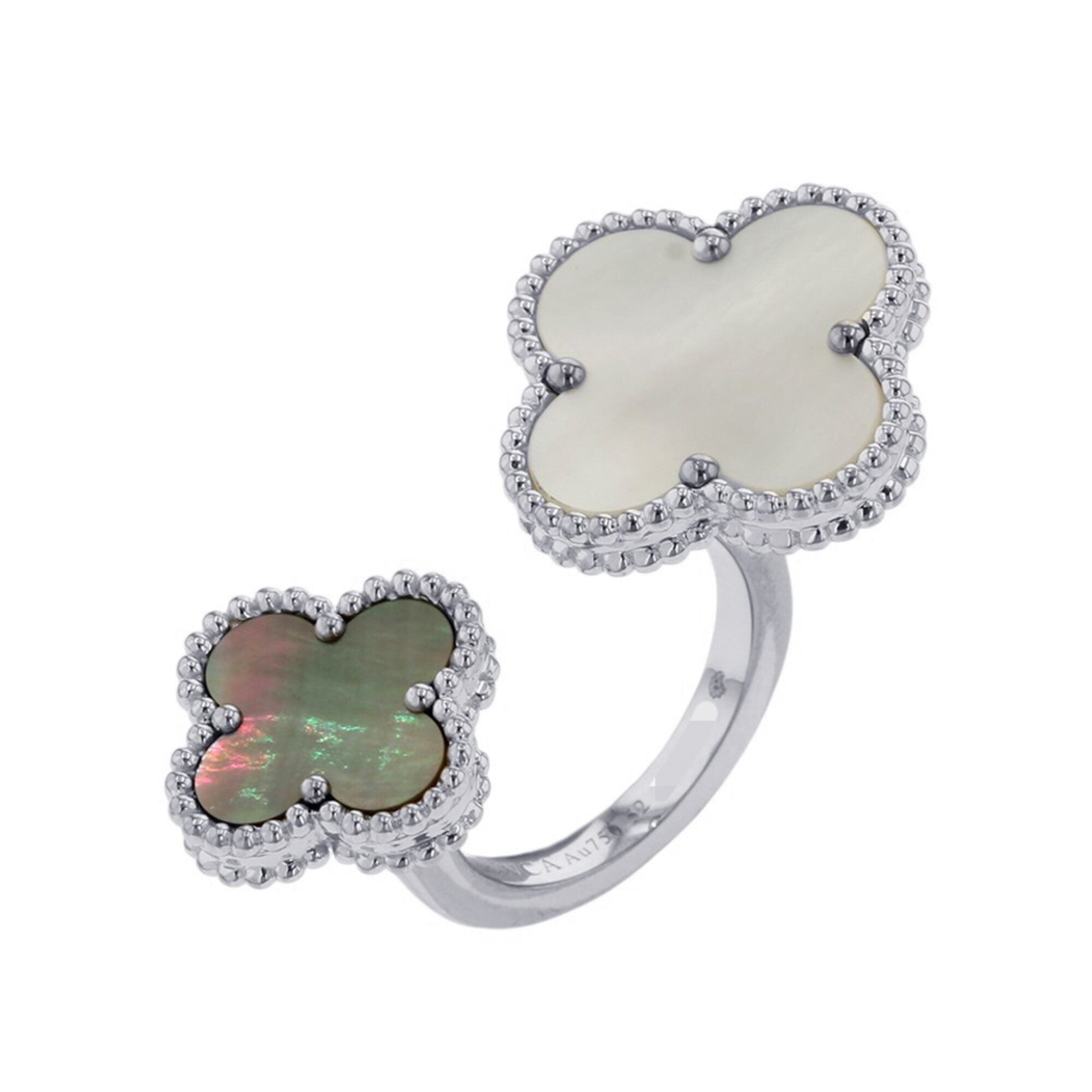 Van Cleef & Arpels White Gold (18K) Band Ring (Pre-Owned)