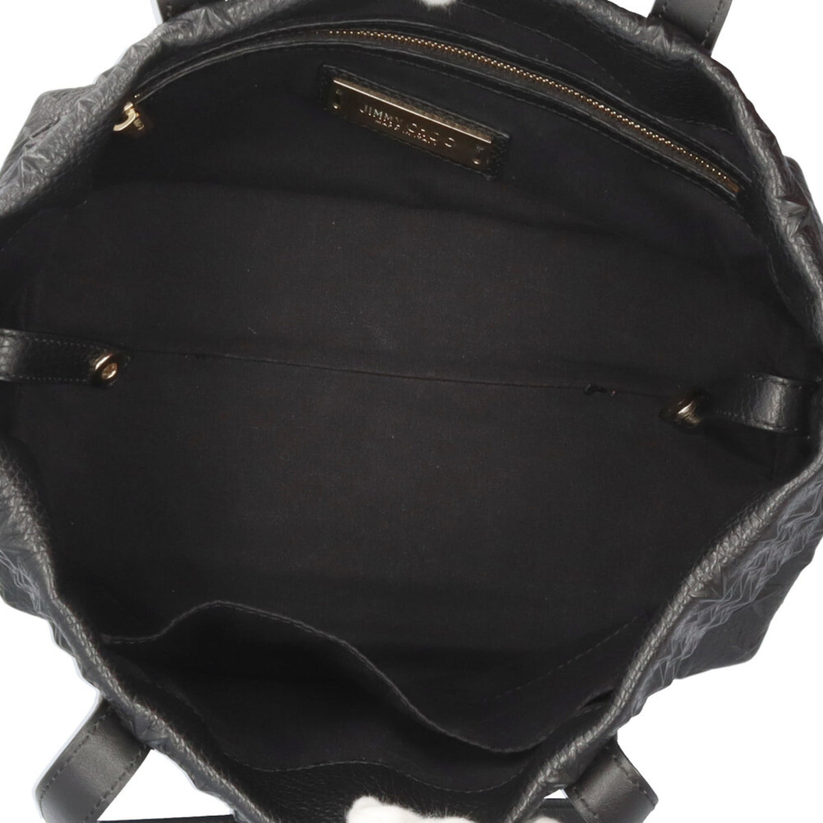 Jimmy Choo Black Leather Tote Bag (Pre-Owned)