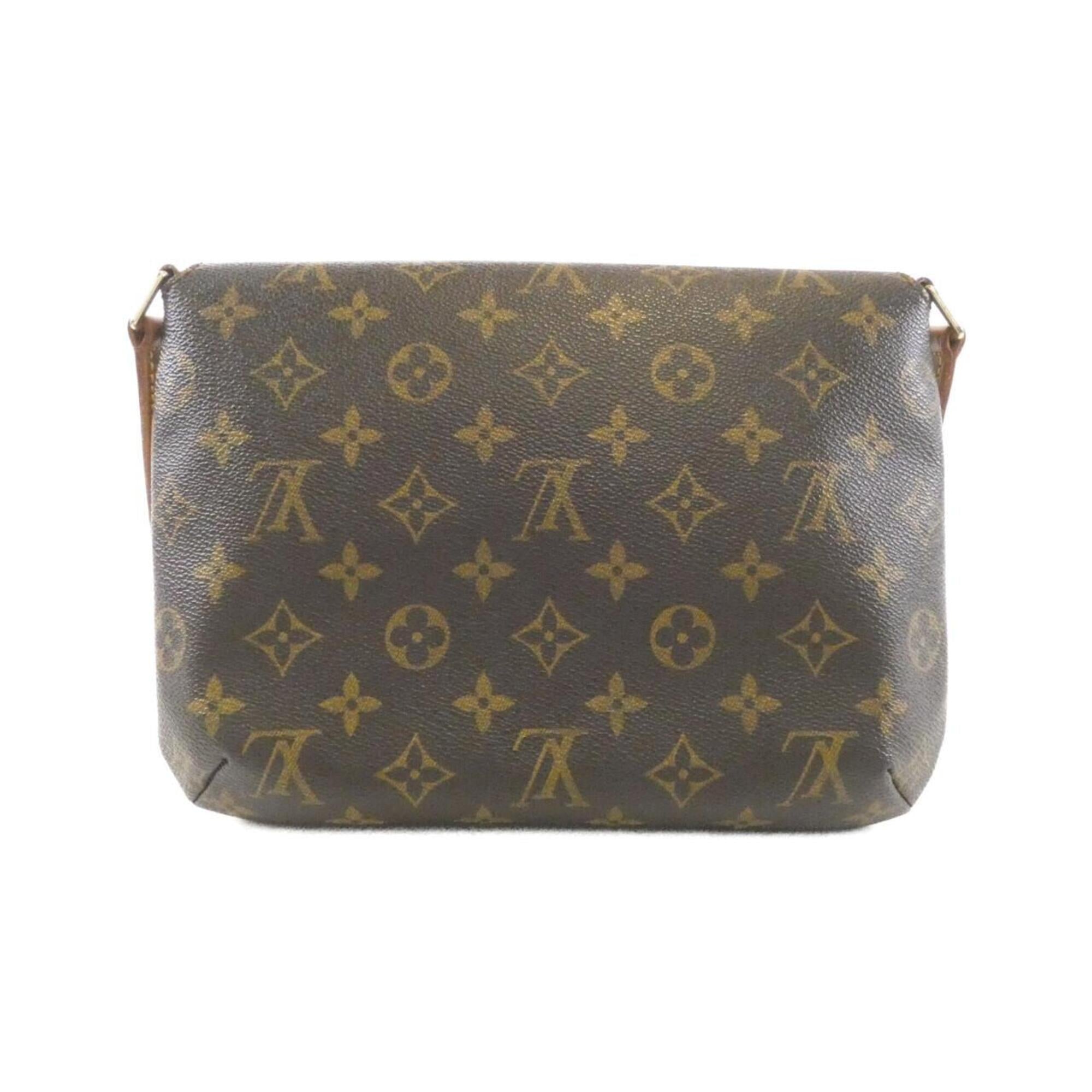Louis Vuitton Marron Coated Canvas Shoulder Bag (Pre-Owned)