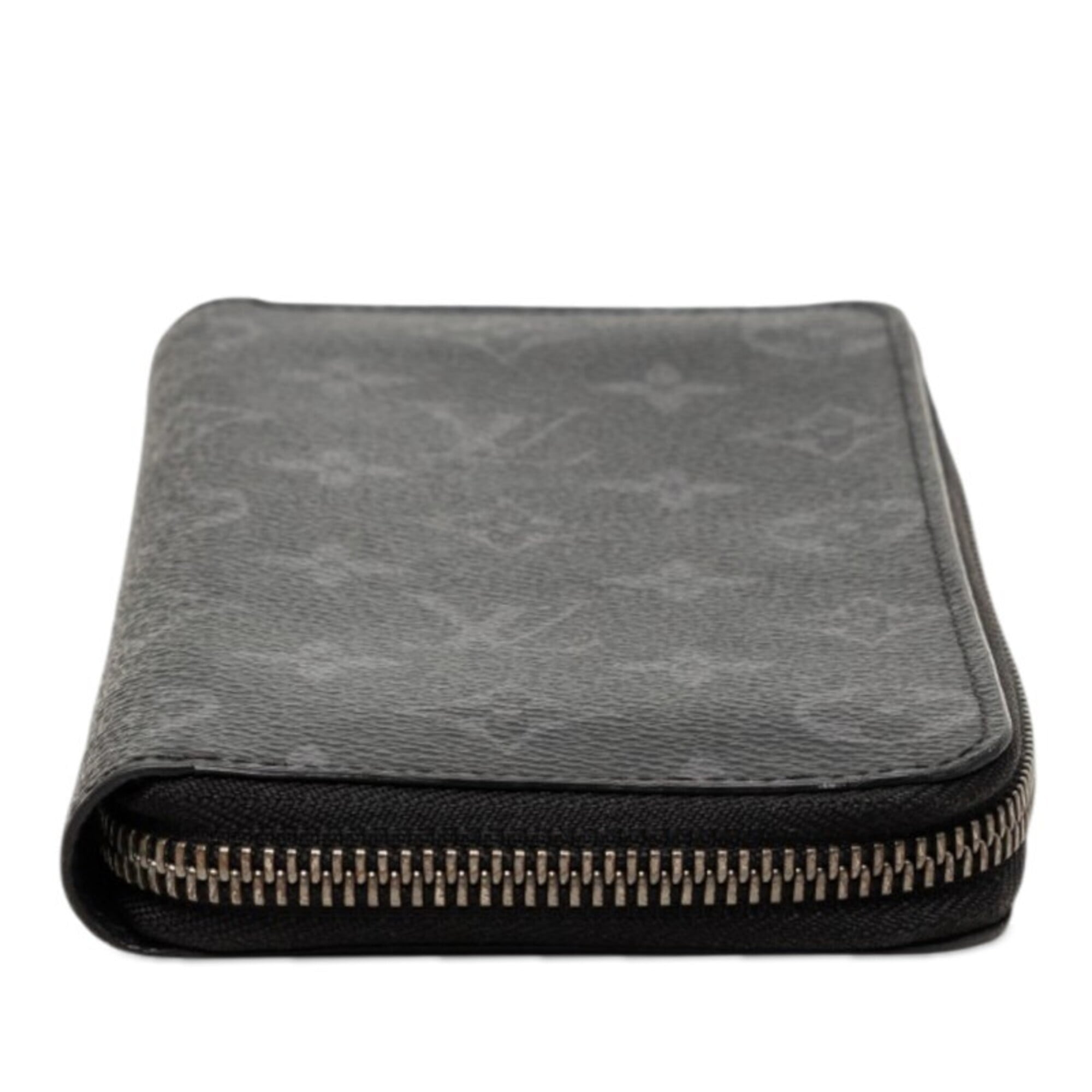 Louis Vuitton Black Pvc Leather Long Wallet (Bi-Fold) (Pre-Owned)