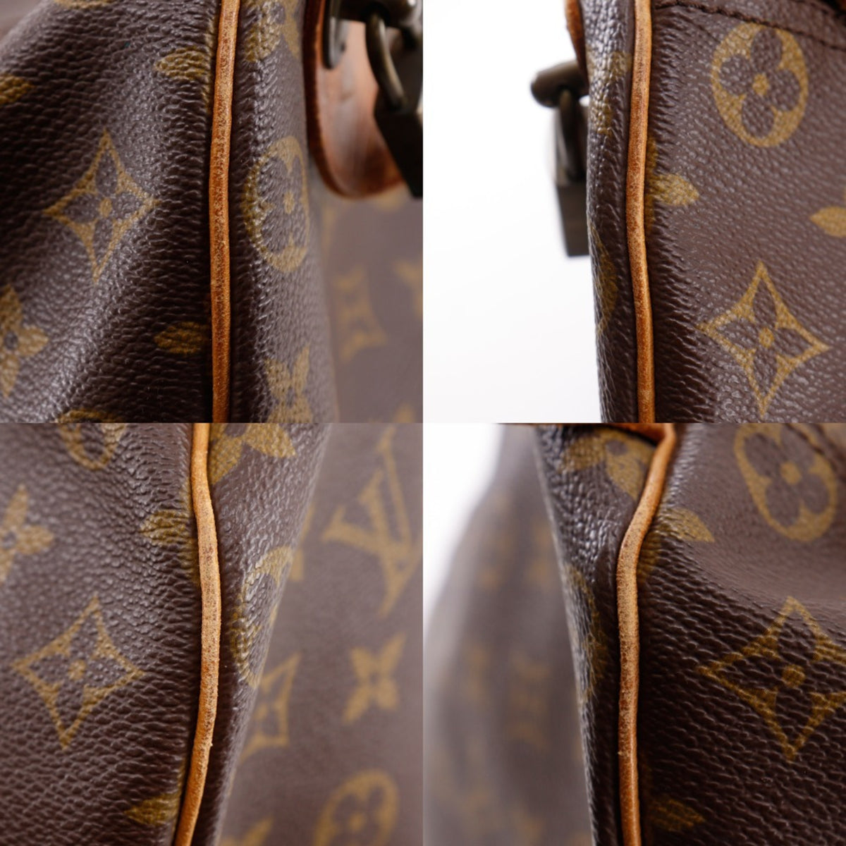 Louis Vuitton Brown Monogram Canvas Boston Bag (Pre-Owned)