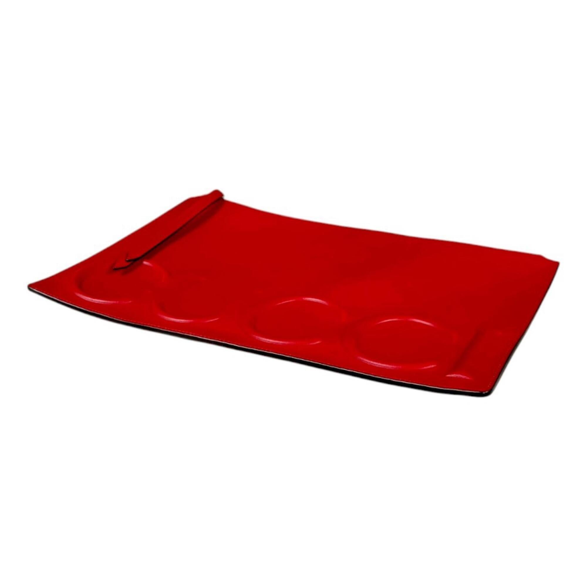 Gucci Daily Red Color Leather Clutch Bag Handbag (Pre-Owned)