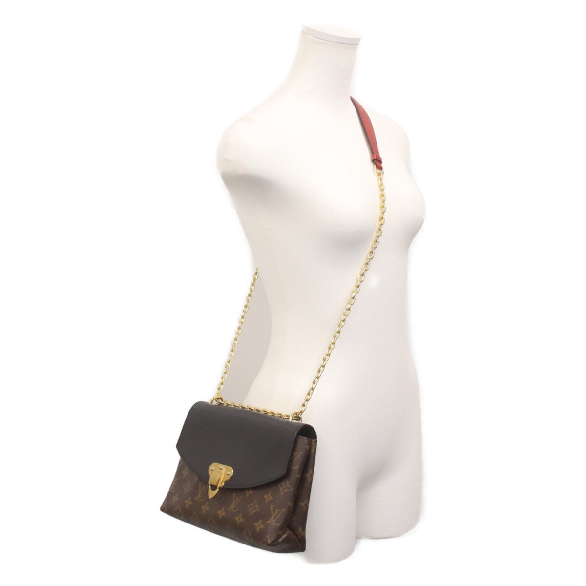 Louis Vuitton Black Brown Monogram Shoulder Bag (Pre-Owned)