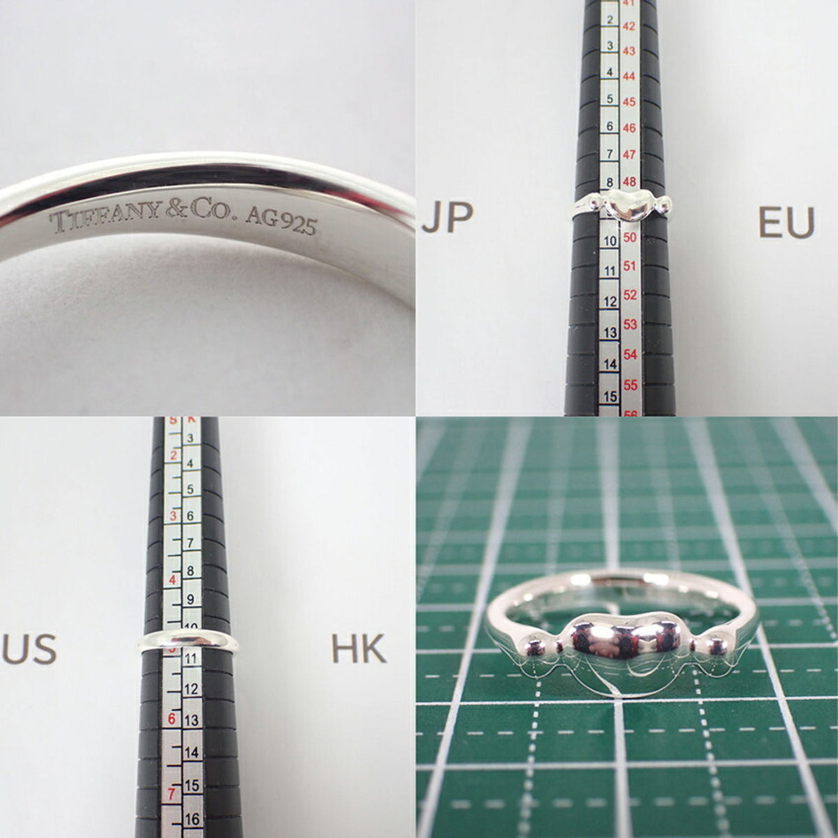 Tiffany Sterling Silver 925 Band Ring (Pre-Owned)