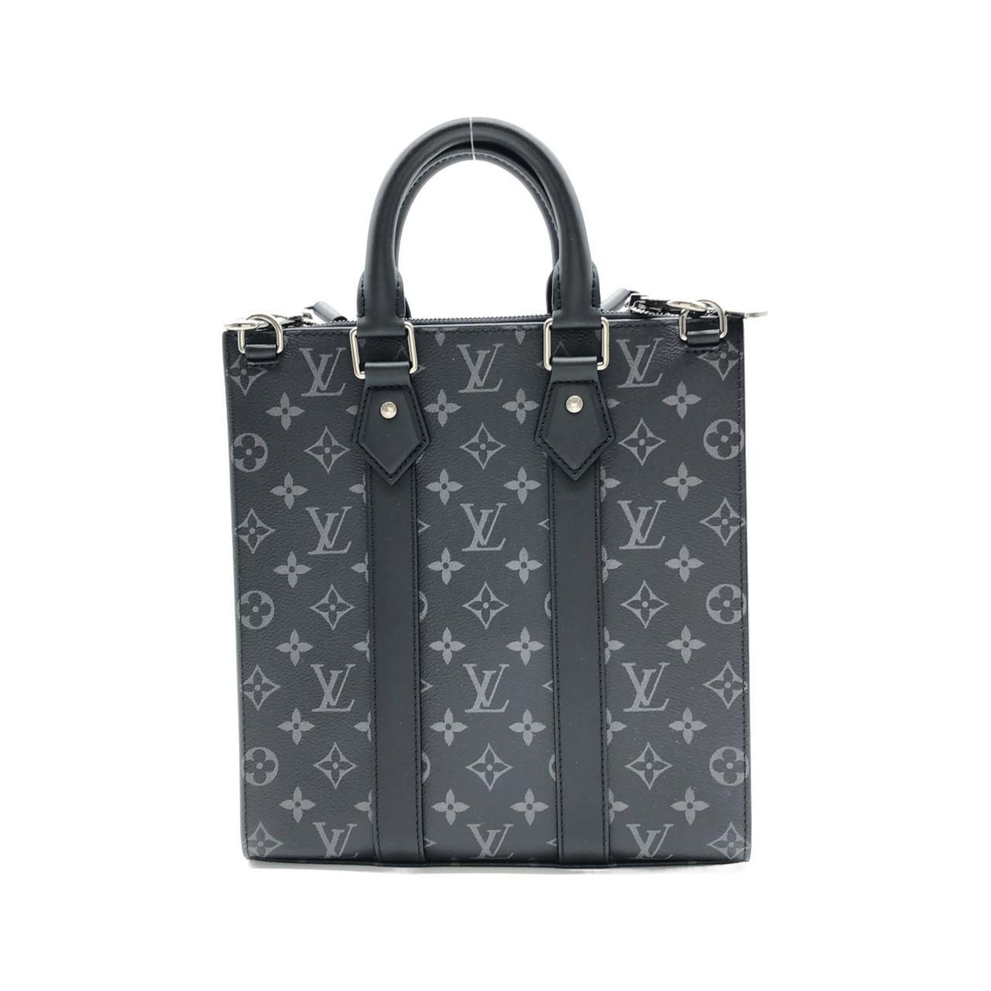 Louis Vuitton Black Coated Canvas Handbag (Pre-Owned)