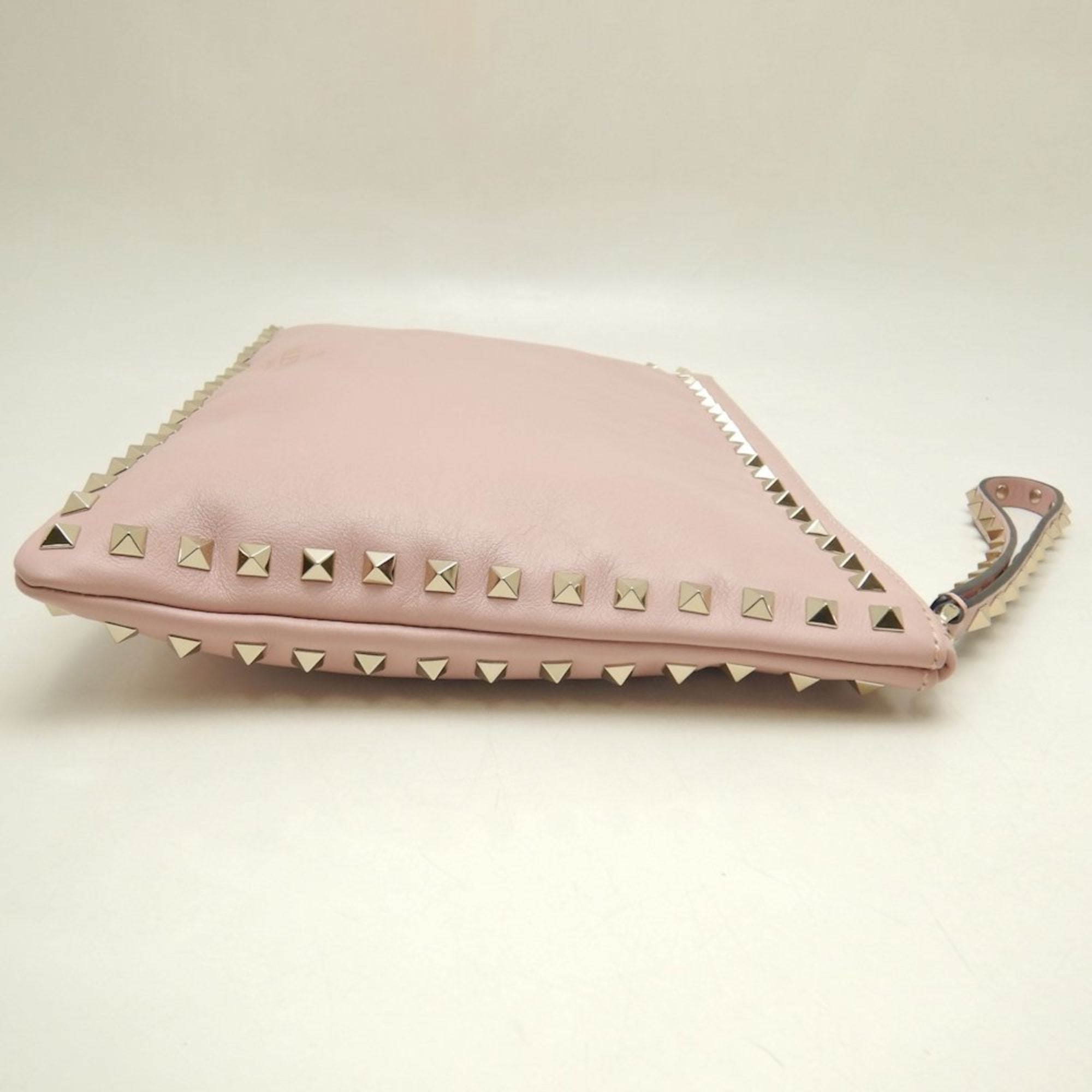 Valentino Pink Leather Clutch Bag (Pre-Owned)