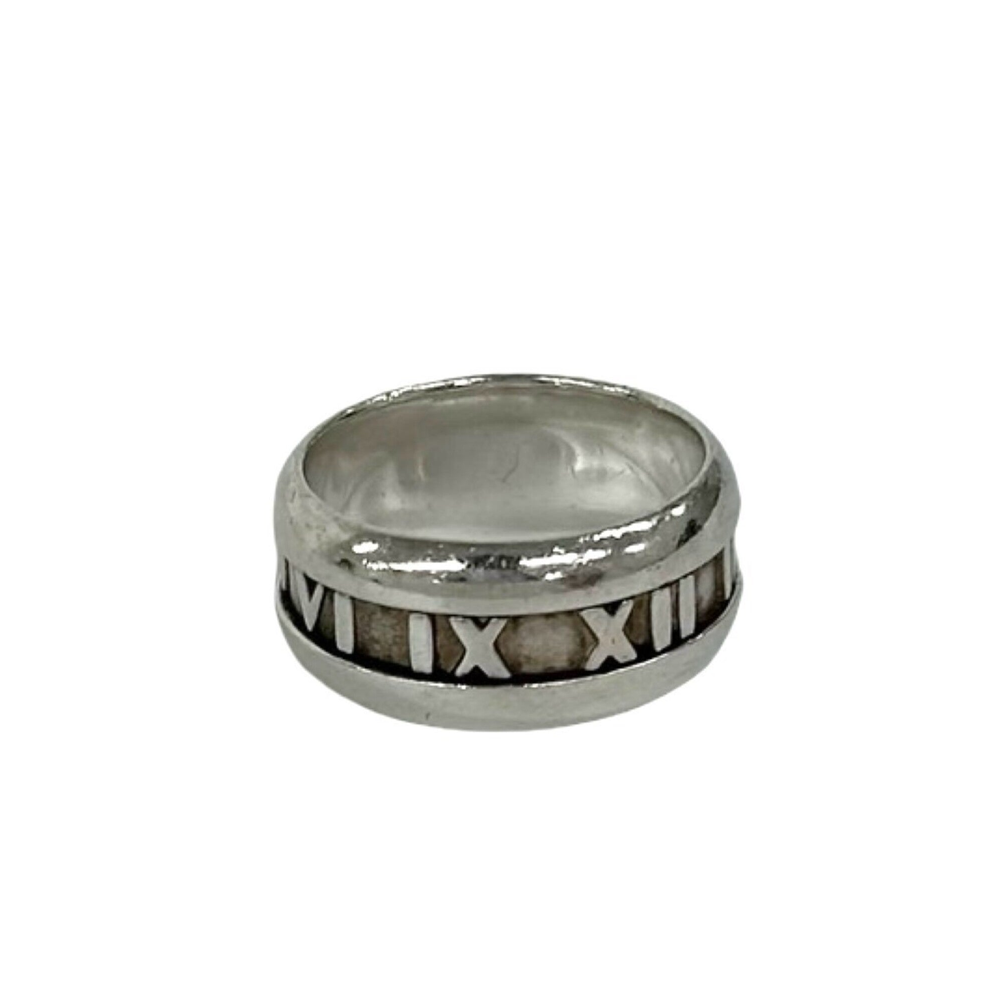 Tiffany Silver Silver 925 Band Ring (Pre-Owned)