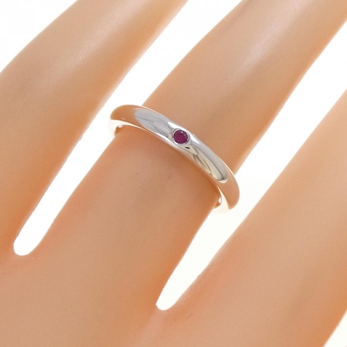 Tiffany Silver Silver 925 Band Ring (Pre-Owned)