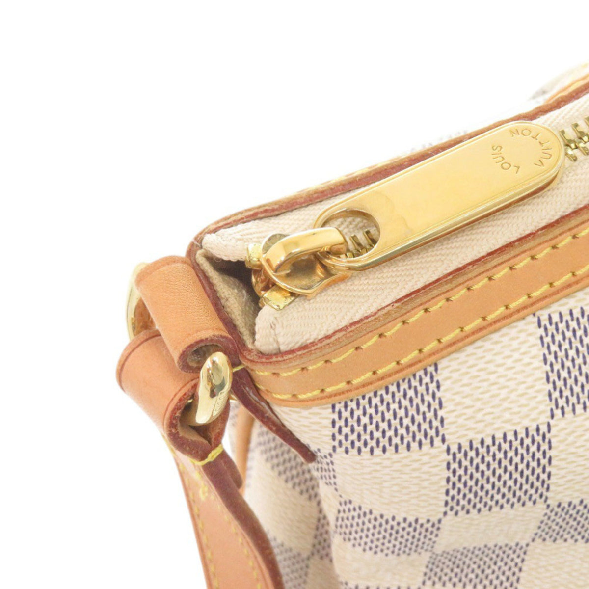 Louis Vuitton Damier Azur White Damier Azur Shoulder Bag (Pre-Owned)