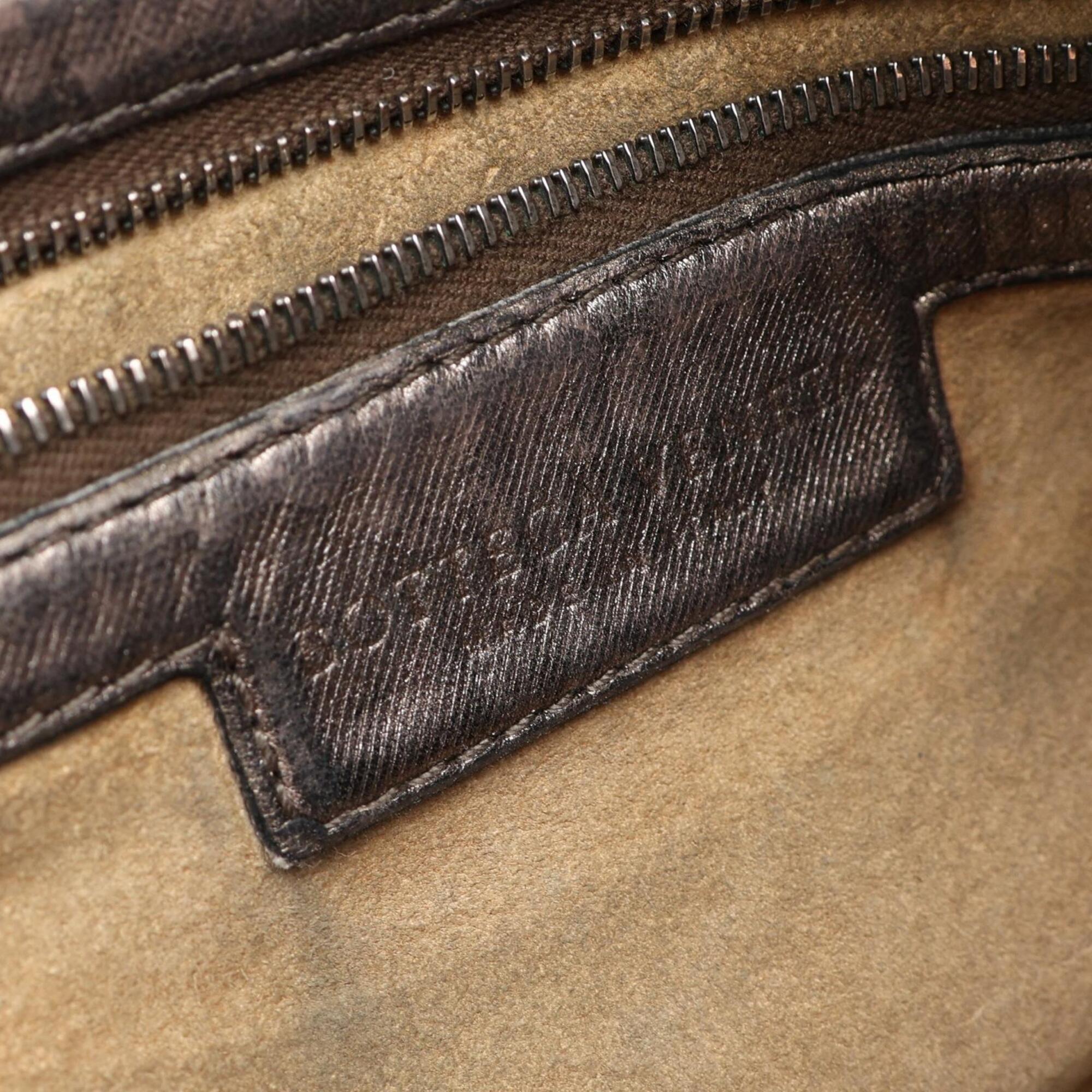 Bottega Veneta Brown Intrecciato Handbag Shoulder Bag (Pre-Owned)