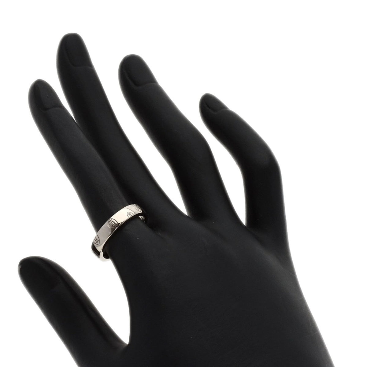 Cartier White Gold White Gold (18K) Band Ring (Pre-Owned)