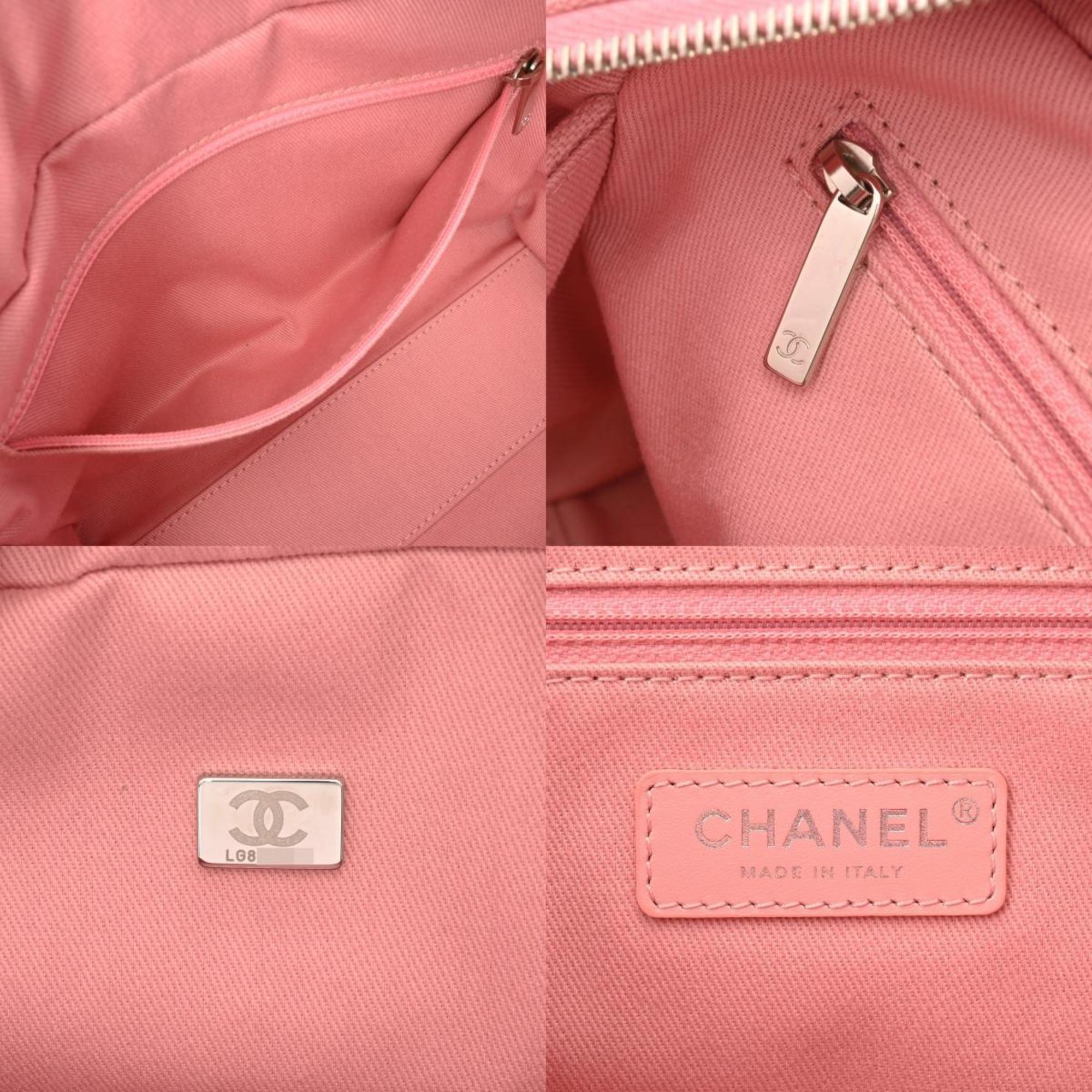 Chanel Pink Canvas Handbag (Pre-Owned)